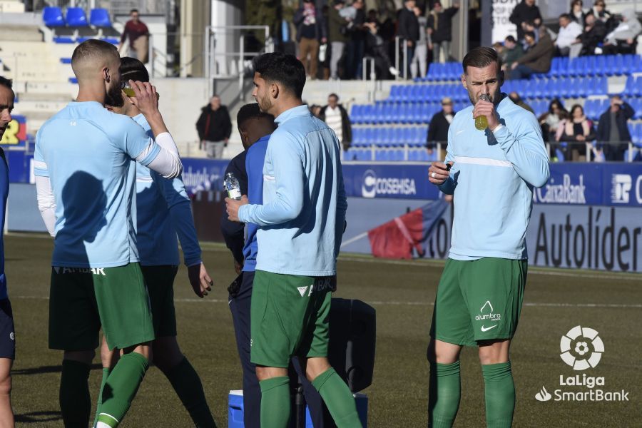 Imágenes del partido Huesca Mirandés. Foto La Liga 