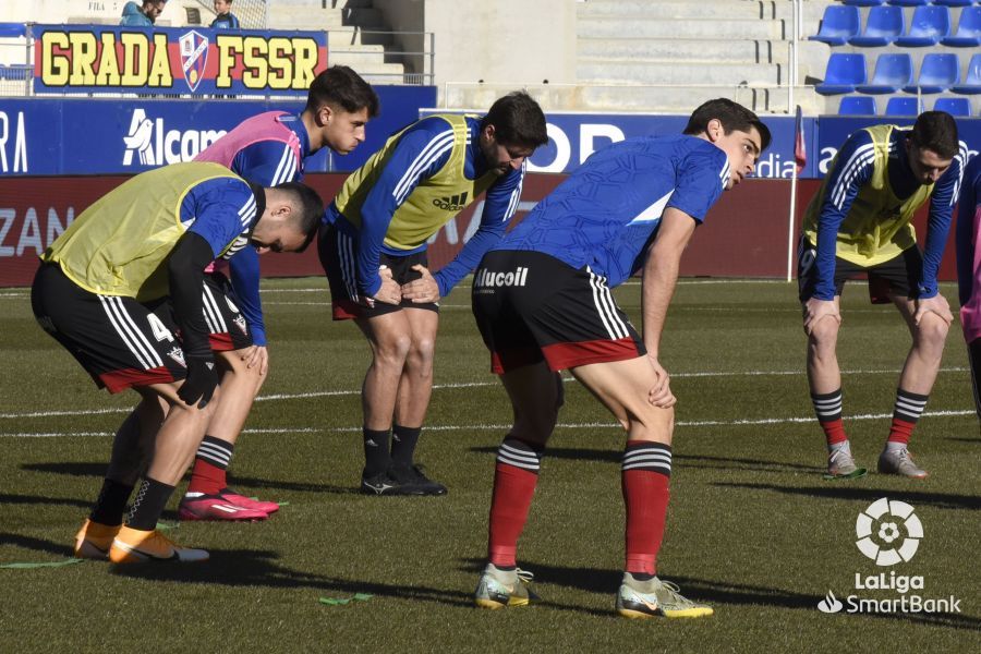 Imágenes del partido Huesca Mirandés. Foto La Liga 
