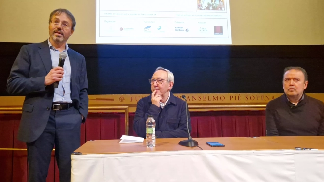 Adolfo Aquilué, Chema Aniés y Alfonso Castán. Foto Myriam Martínez