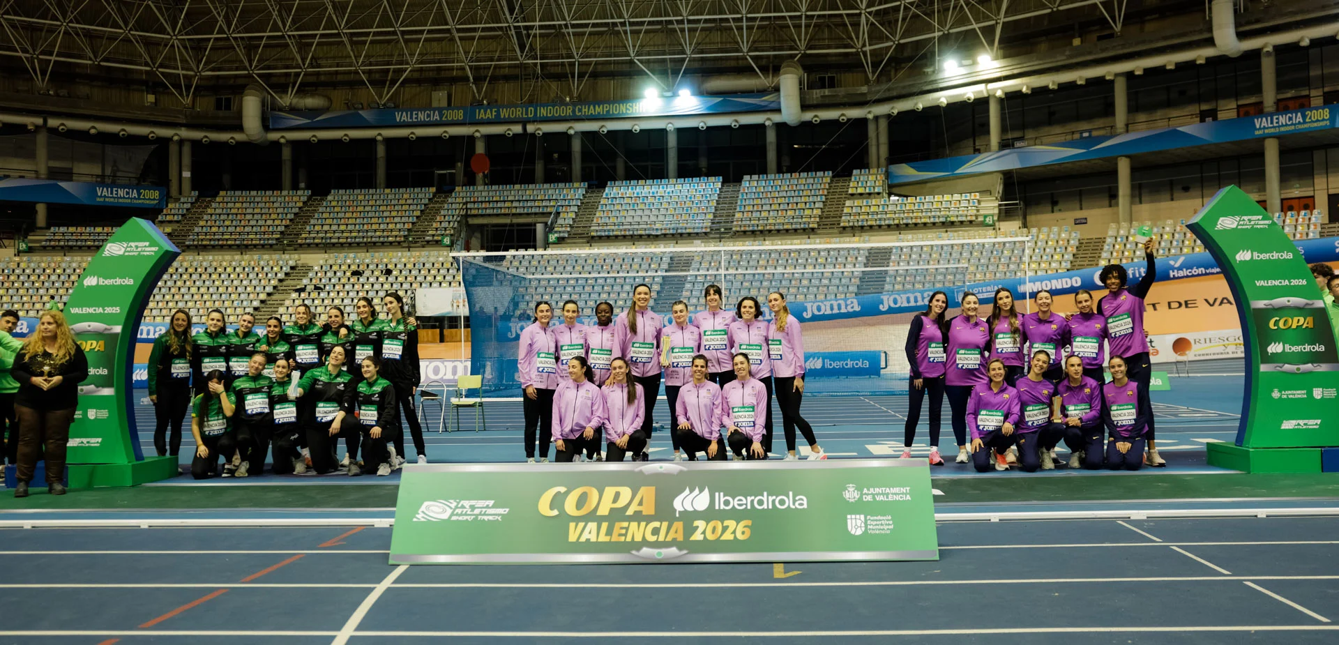 Podio de la Copa Iberdrola