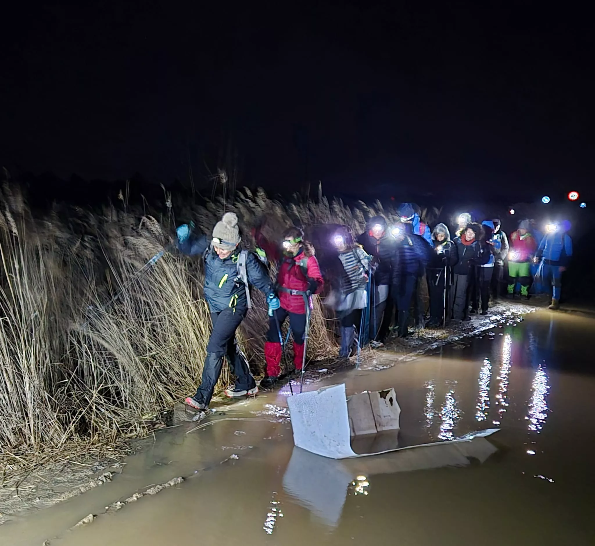 Ultimo entreno para la Javierada de los Amantes de la Naturaleza. Foto Juanlu Herrero