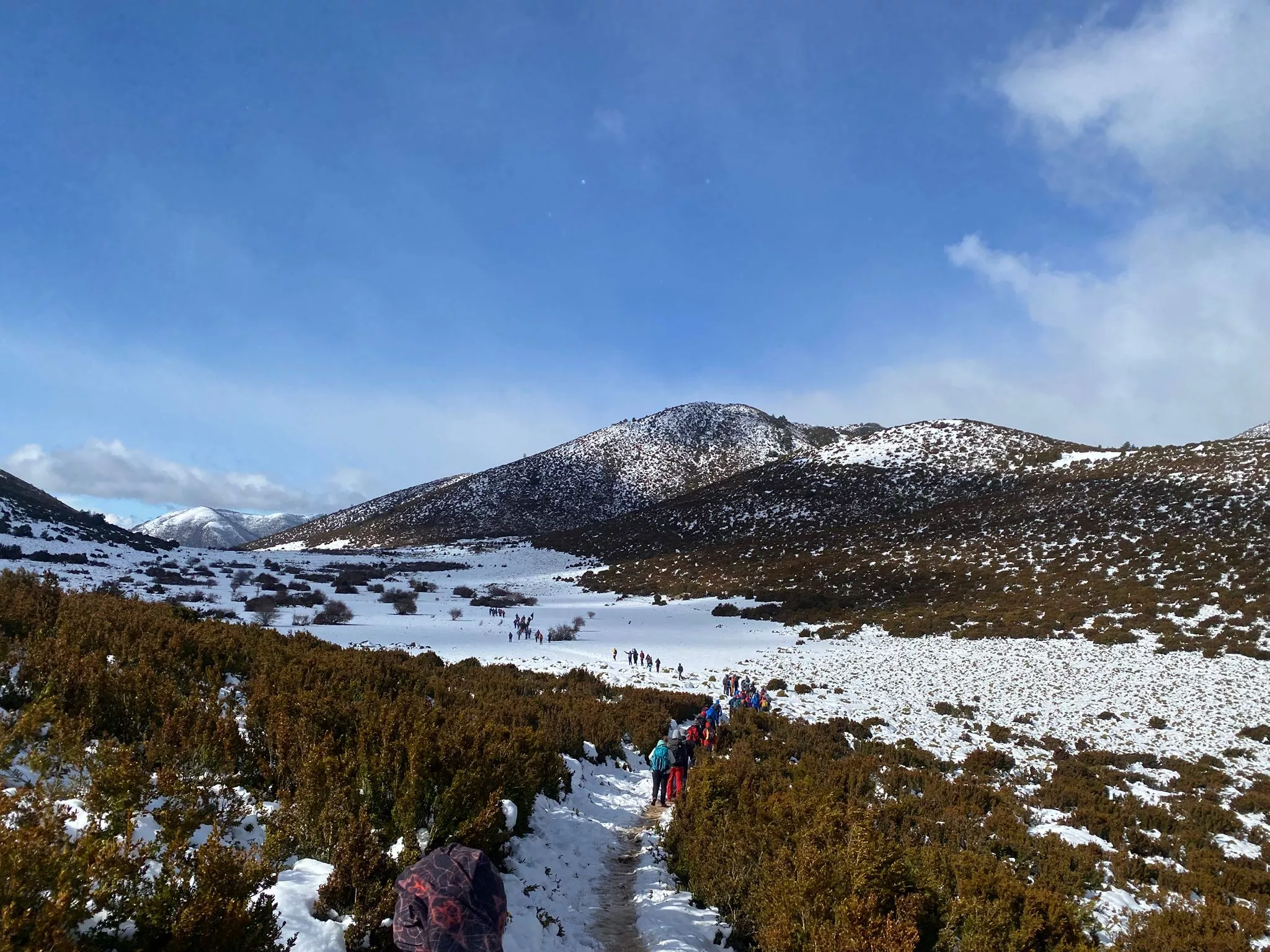 Ultimo entreno para la Javierada de los Amantes de la Naturaleza. Foto Juanlu Herrero