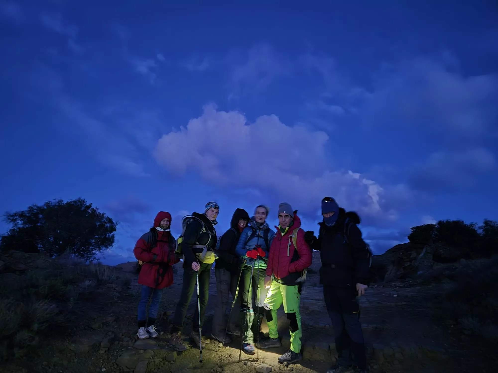 Ultimo entreno para la Javierada de los Amantes de la Naturaleza. Foto Juanlu Herrero