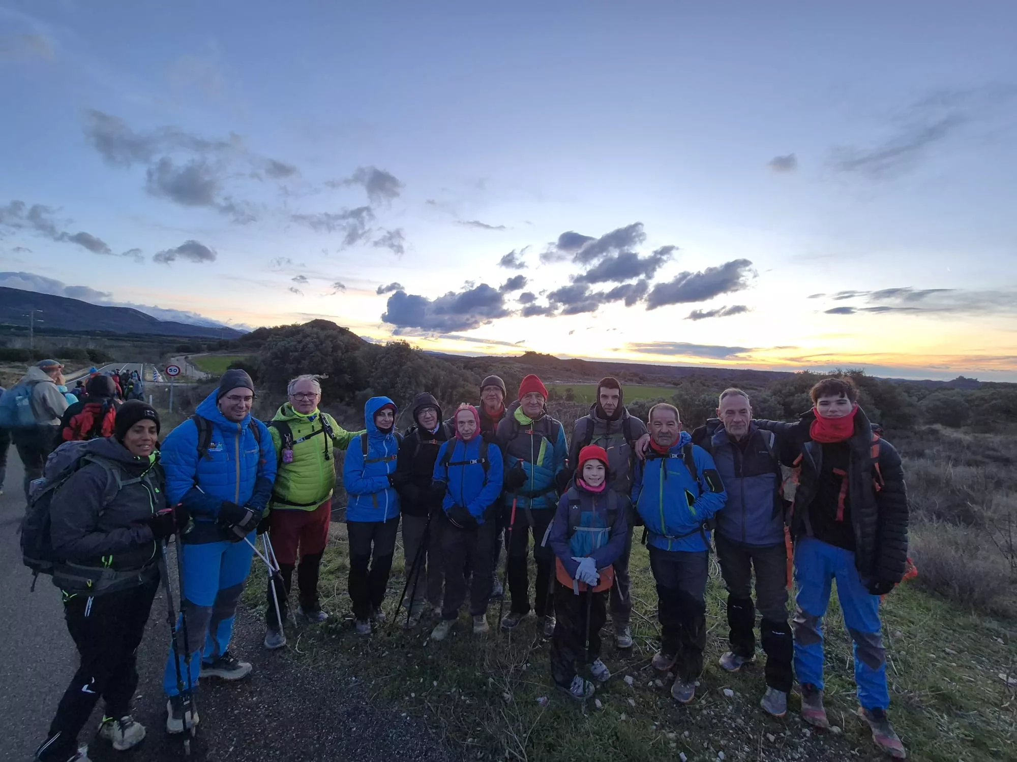 Ultimo entreno para la Javierada de los Amantes de la Naturaleza. Foto Juanlu Herrero