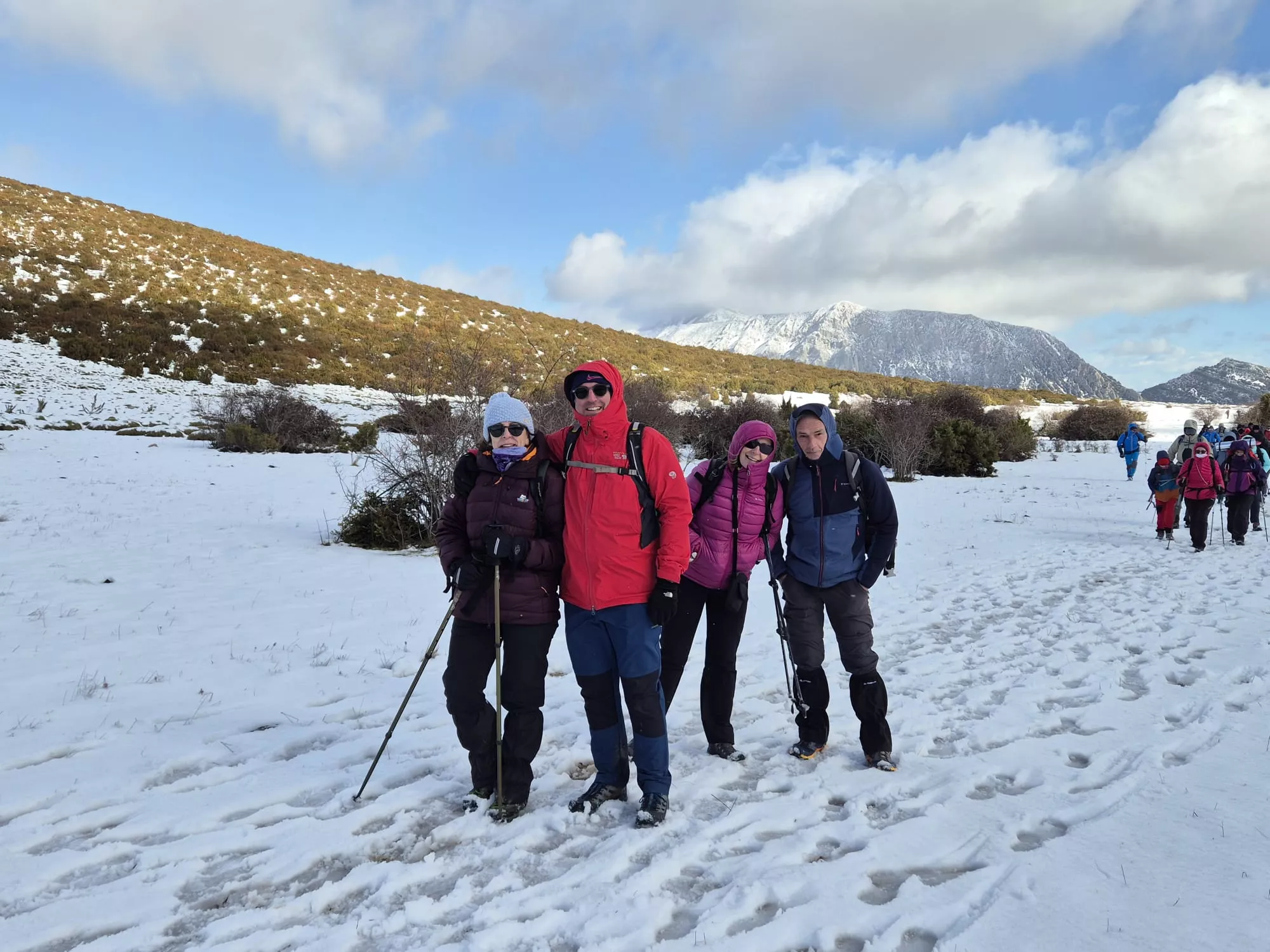 Ultimo entreno para la Javierada de los Amantes de la Naturaleza. Foto Juanlu Herrero