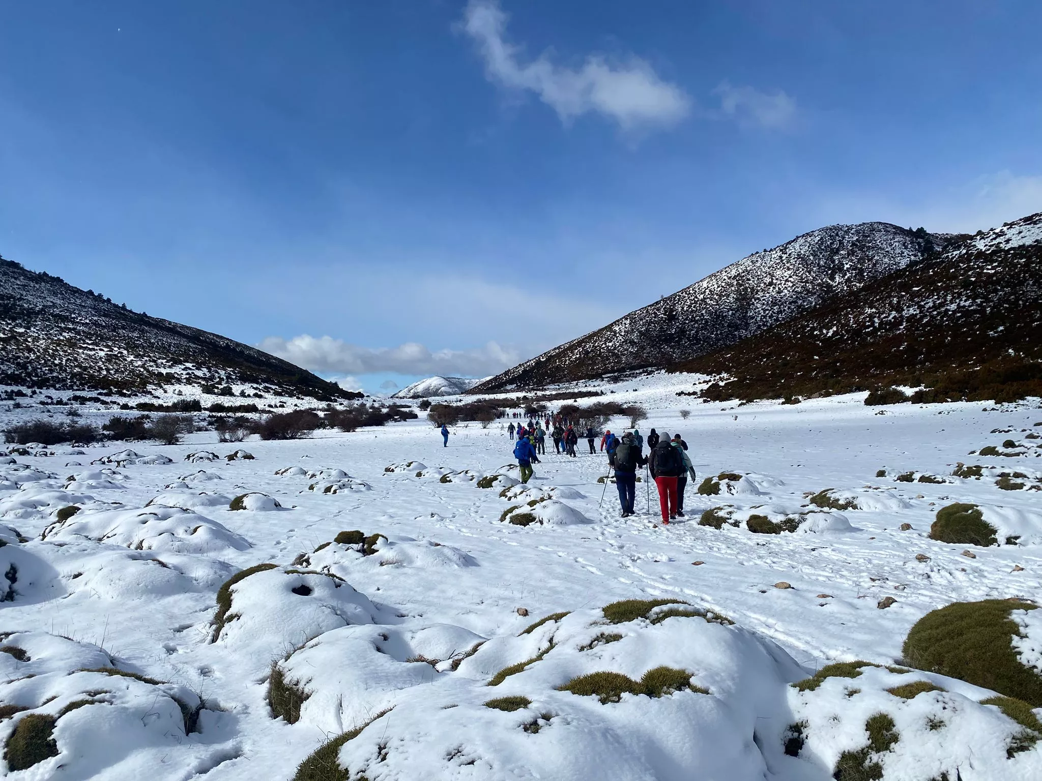 Ultimo entreno para la Javierada de los Amantes de la Naturaleza. Foto Juanlu Herrero
