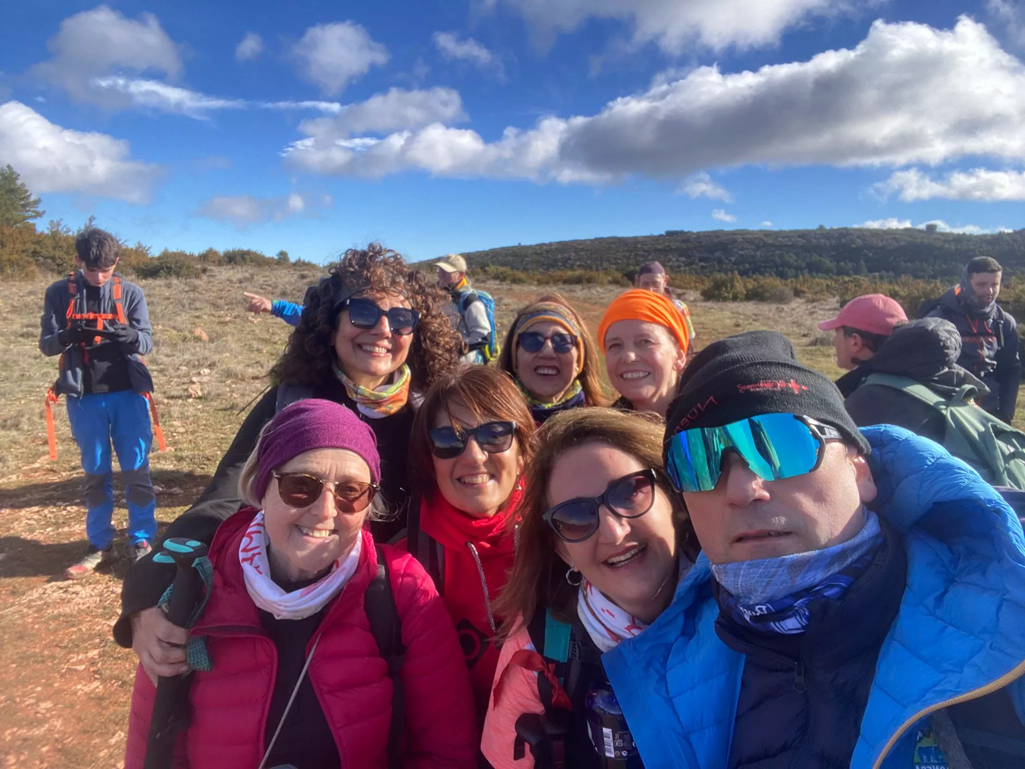 Ultimo entreno para la Javierada de los Amantes de la Naturaleza. Foto Juanlu Herrero