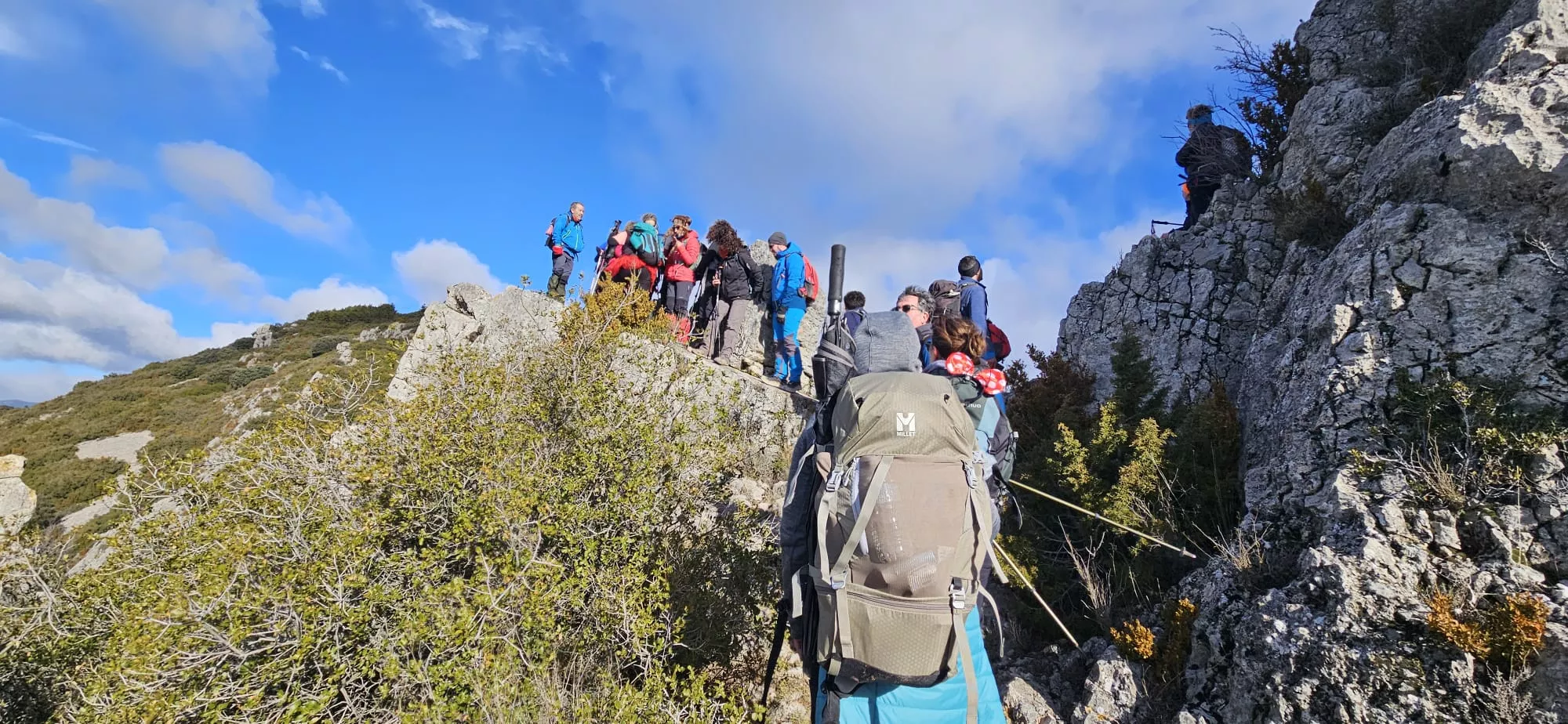 Ultimo entreno para la Javierada de los Amantes de la Naturaleza. Foto Juanlu Herrero