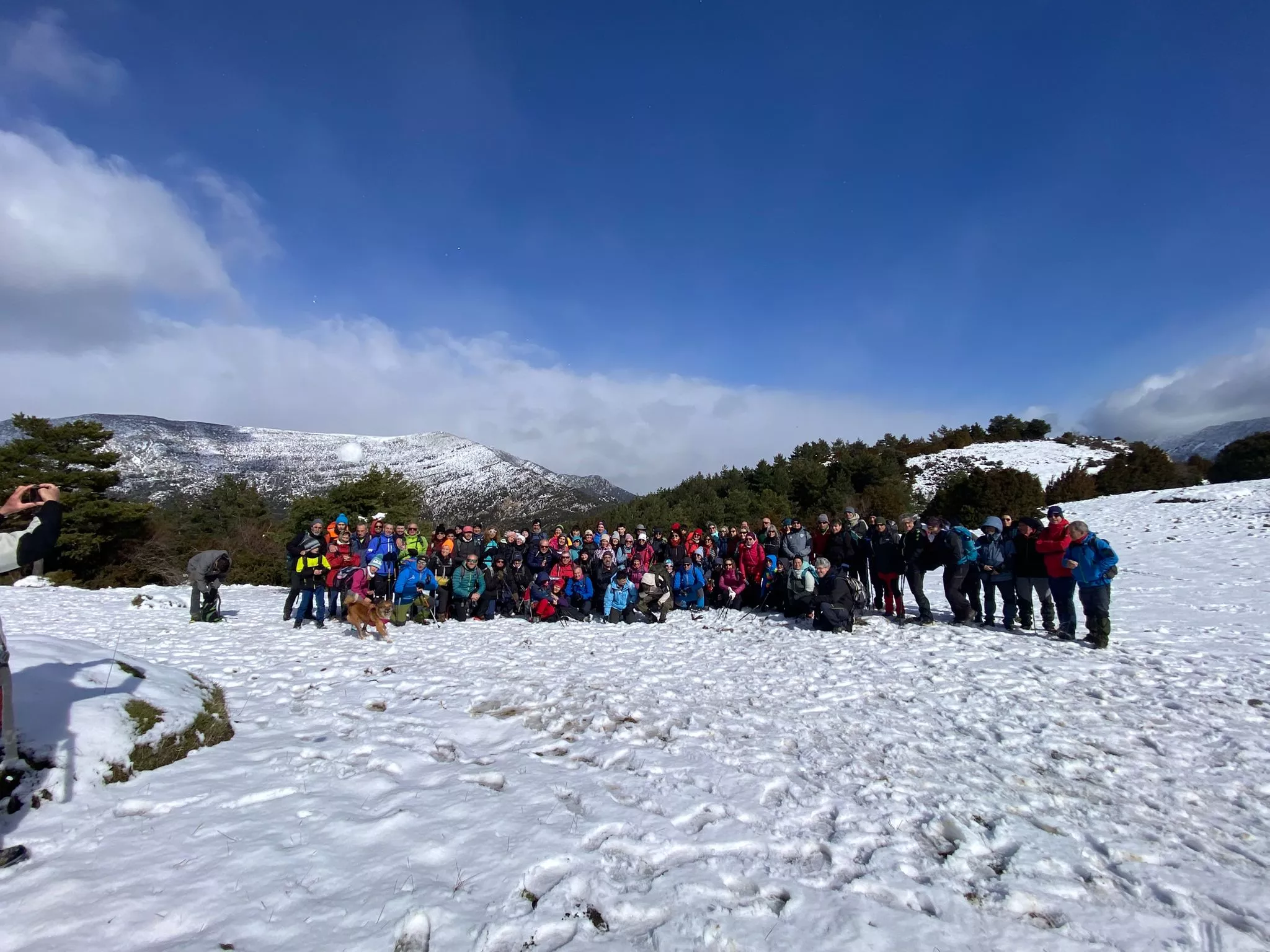 Ultimo entreno para la Javierada de los Amantes de la Naturaleza. Foto Juanlu Herrero