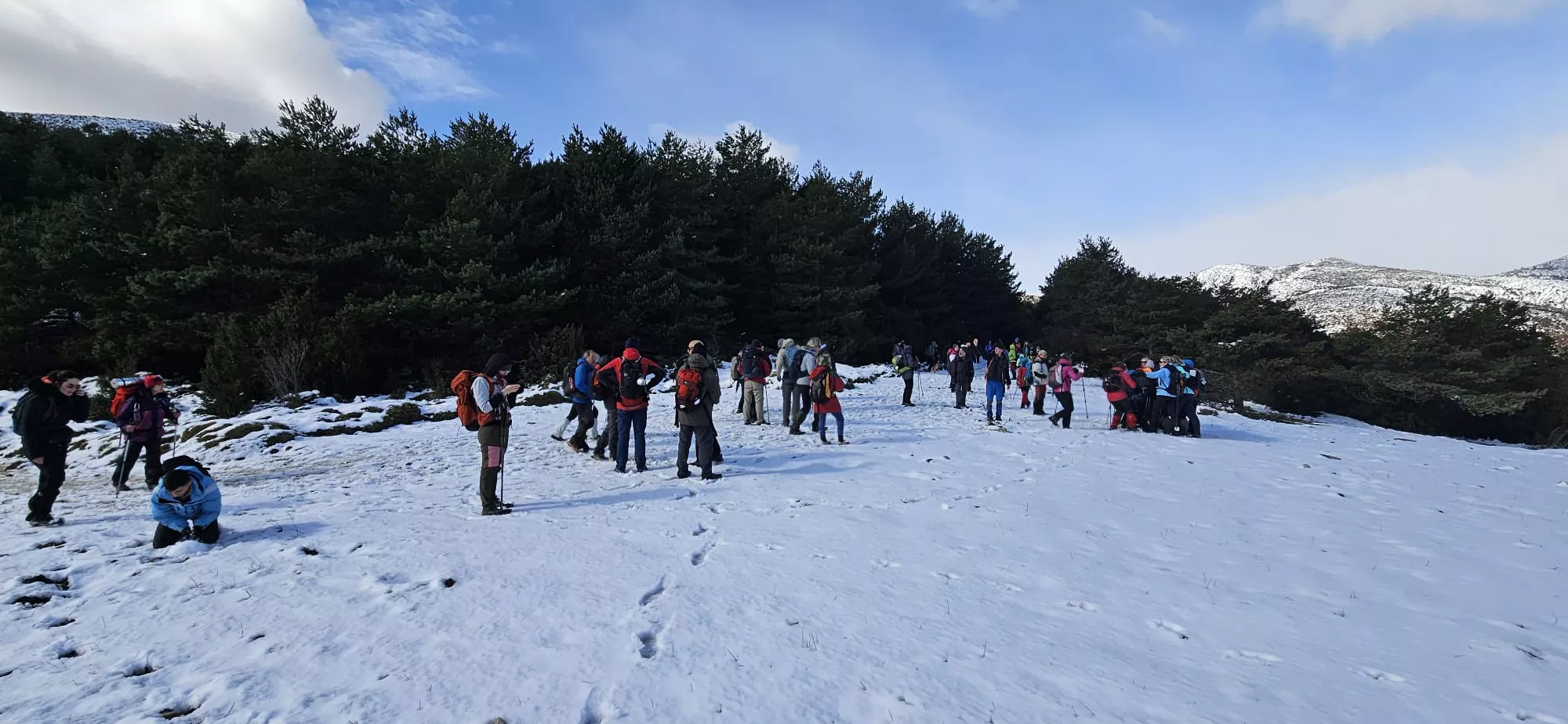 Ultimo entreno para la Javierada de los Amantes de la Naturaleza. Foto Juanlu Herrero