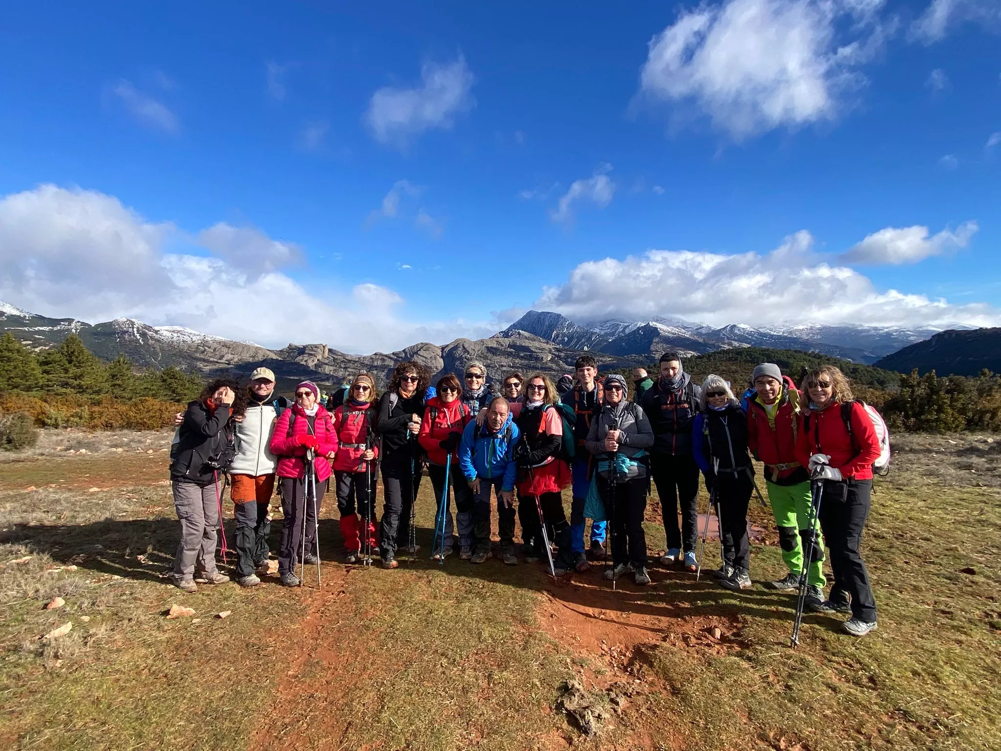 Ultimo entreno para la Javierada de los Amantes de la Naturaleza. Foto Juanlu Herrero