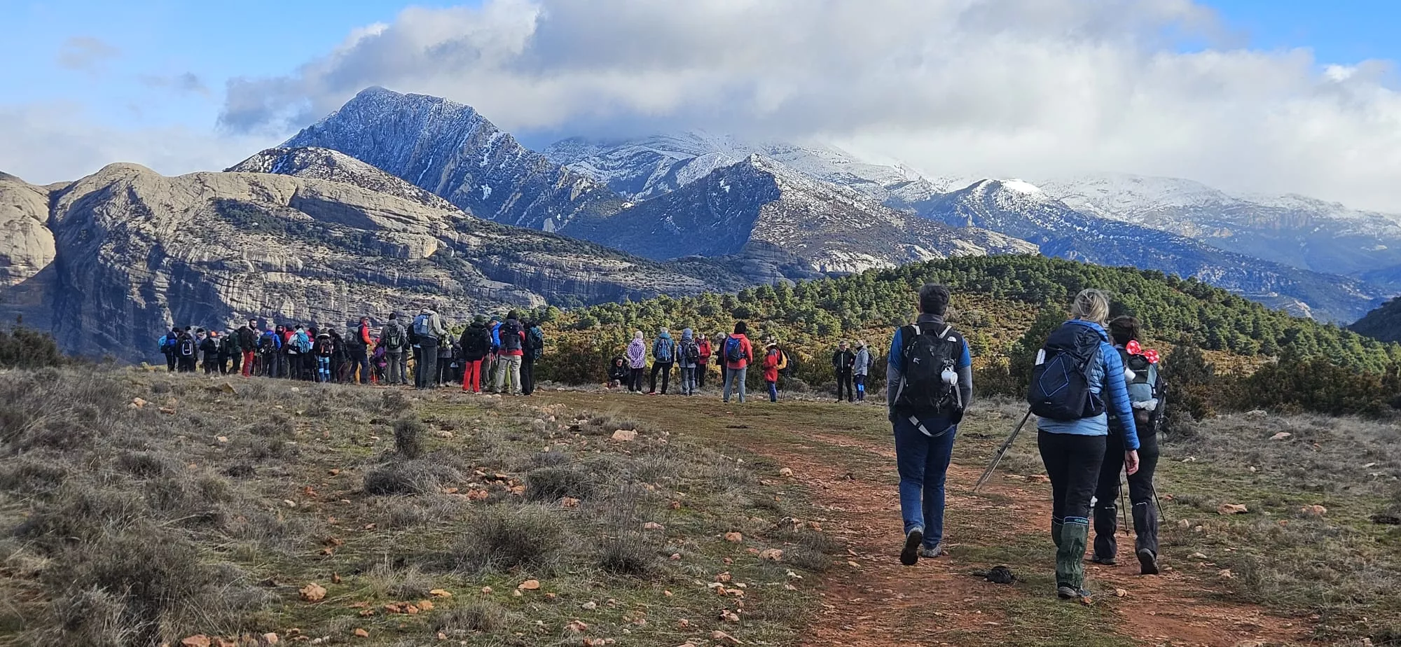 Ultimo entreno para la Javierada de los Amantes de la Naturaleza. Foto Juanlu Herrero