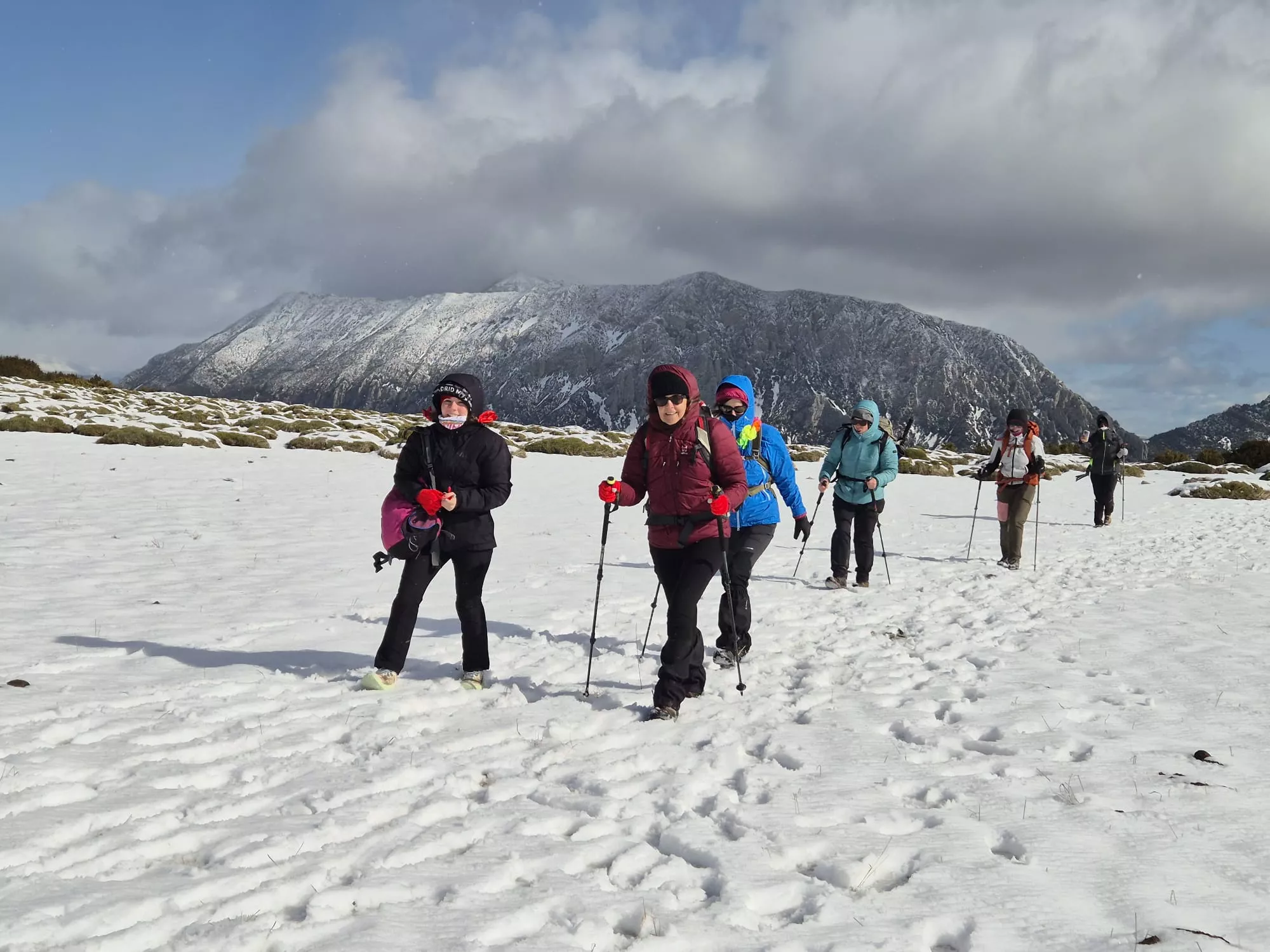 Ultimo entreno para la Javierada de los Amantes de la Naturaleza. Foto Juanlu Herrero
