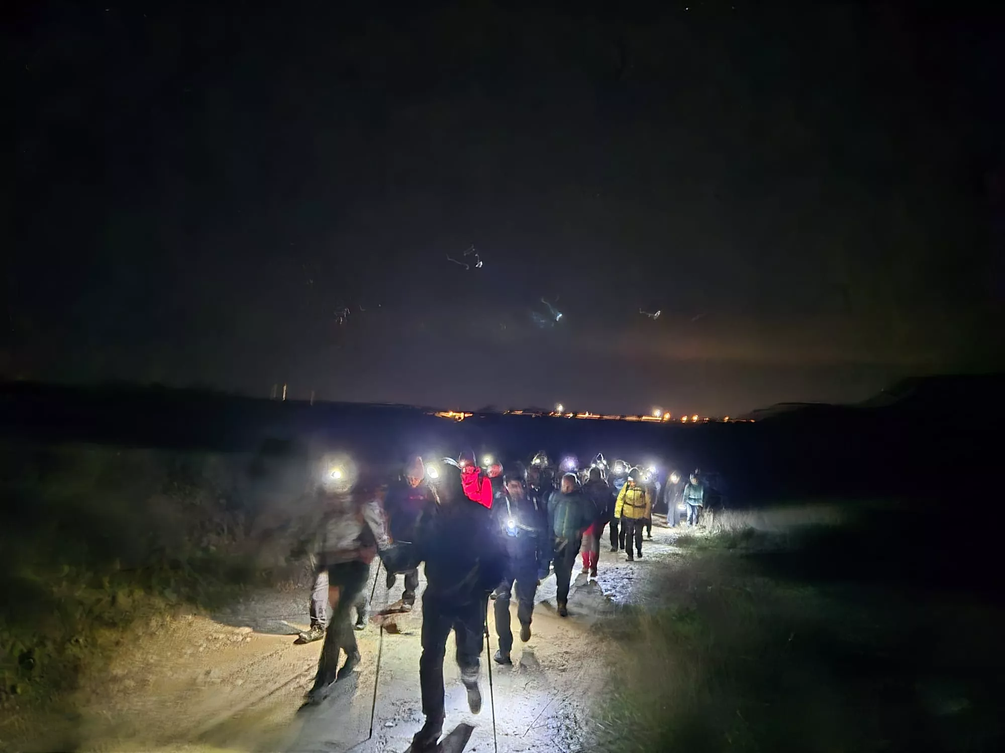 Ultimo entreno para la Javierada de los Amantes de la Naturaleza. Foto Juanlu Herrero