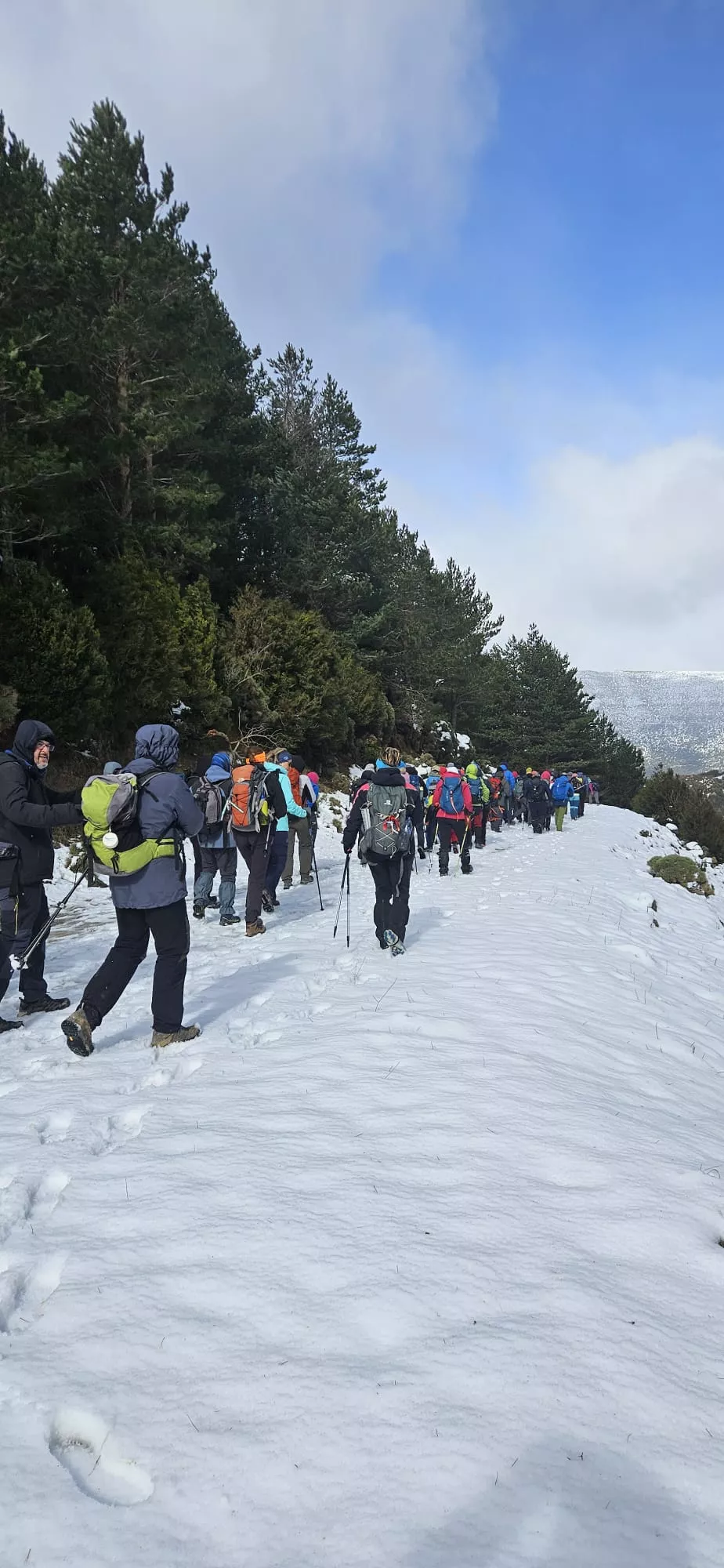 Ultimo entreno para la Javierada de los Amantes de la Naturaleza. Foto Juanlu Herrero