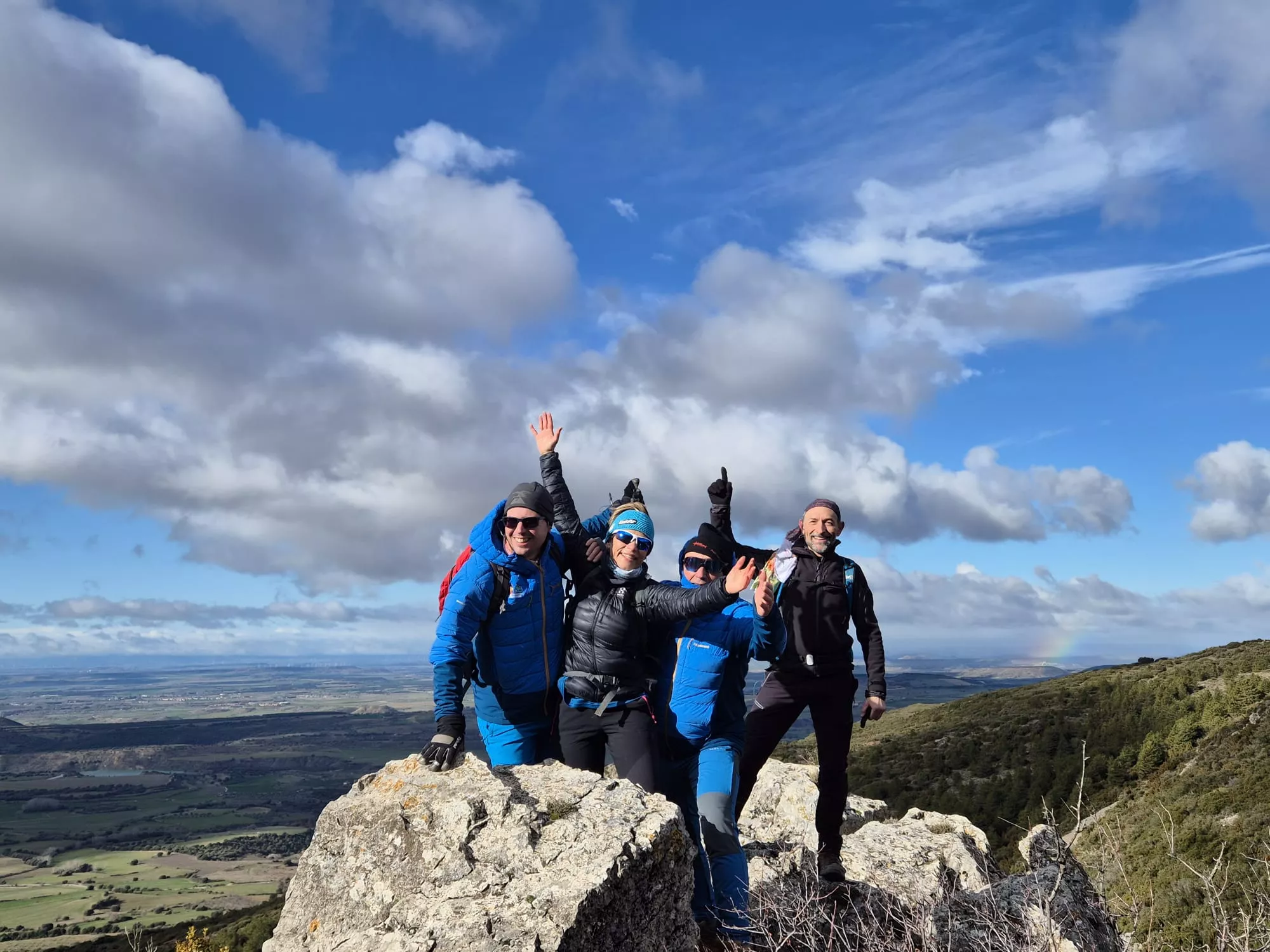 Ultimo entreno para la Javierada de los Amantes de la Naturaleza. Foto Juanlu Herrero