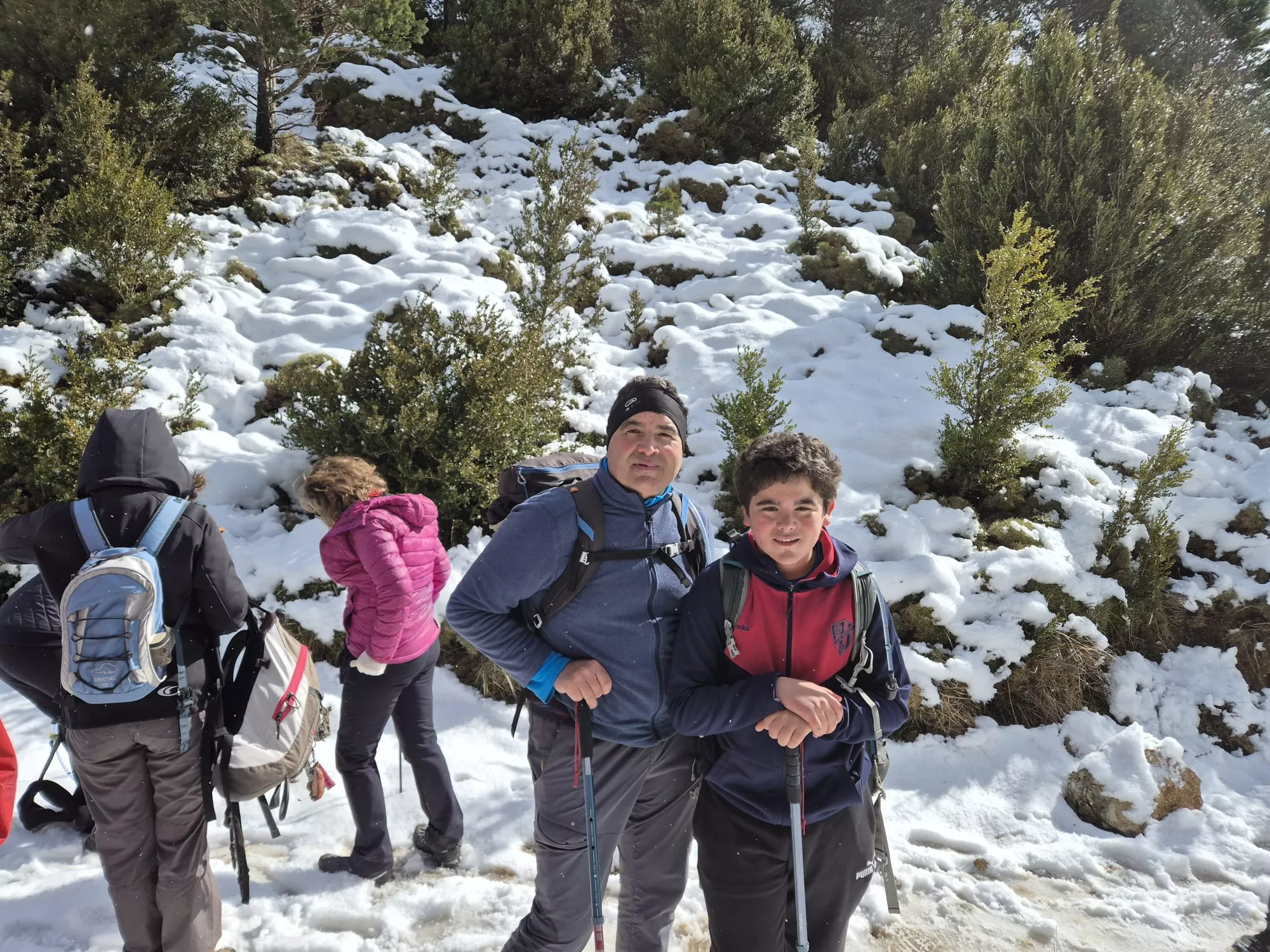Ultimo entreno para la Javierada de los Amantes de la Naturaleza. Foto Juanlu Herrero