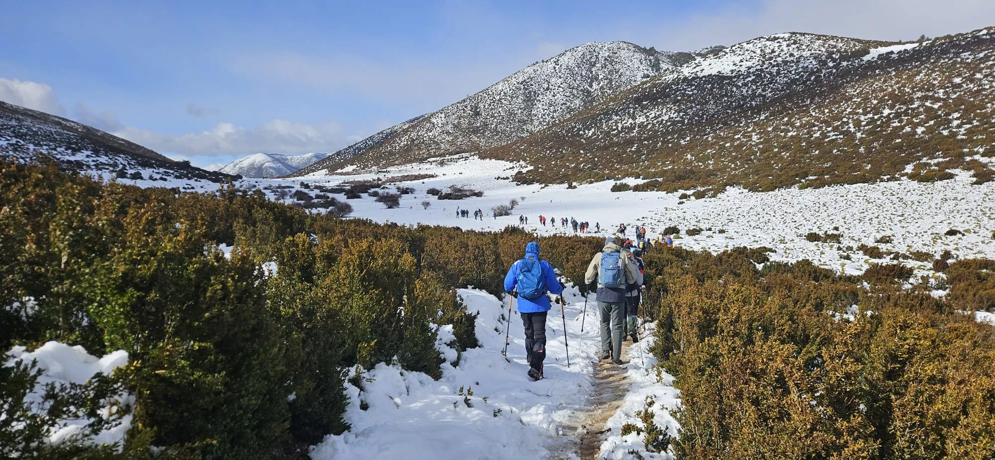 Ultimo entreno para la Javierada de los Amantes de la Naturaleza. Foto Juanlu Herrero