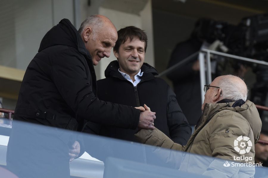 Imágenes del partido Huesca Mirandés. Foto La Liga 