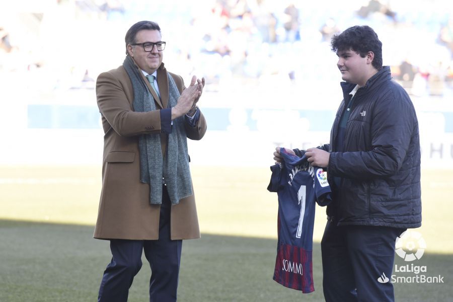 Imágenes del partido Huesca Mirandés. Foto La Liga 