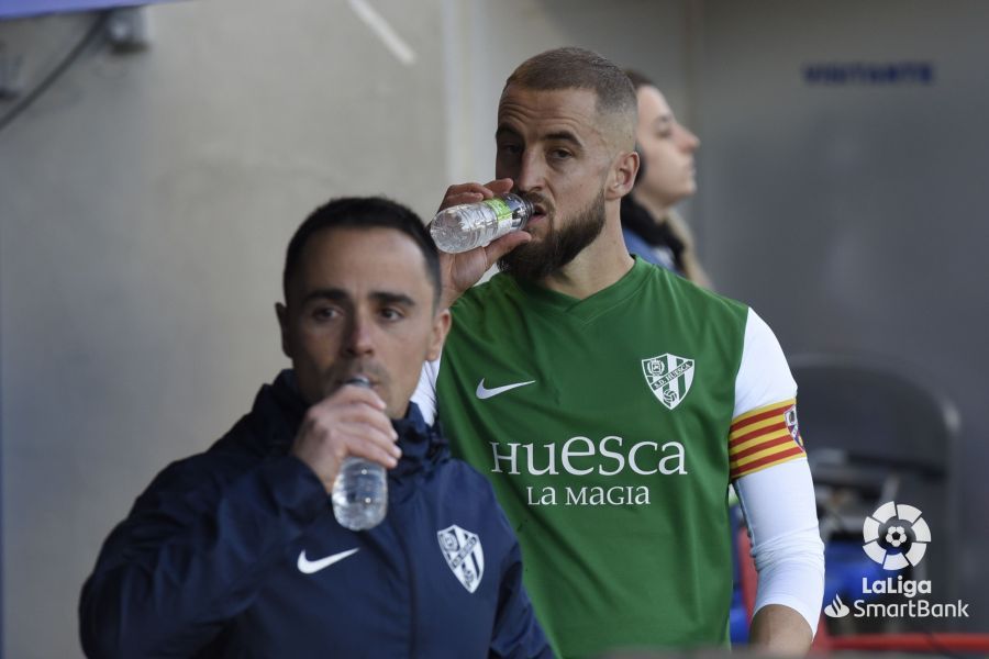 Imágenes del partido Huesca Mirandés. Foto La Liga 