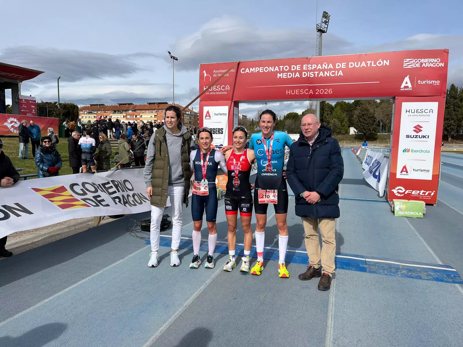 Imágenes Campeonato de España de Duatlón MD de Huesca 2026. Foto: Adri Mora