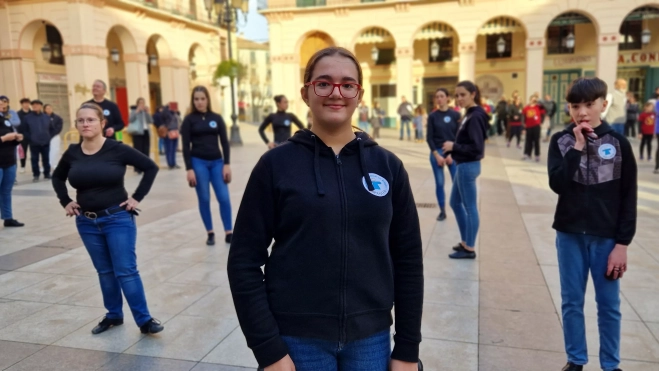 Ara Encontra ha leído el manifiesto. Foto Myriam Martínez Ara Encontra ha leído el manifiesto. Foto Myriam Martínez