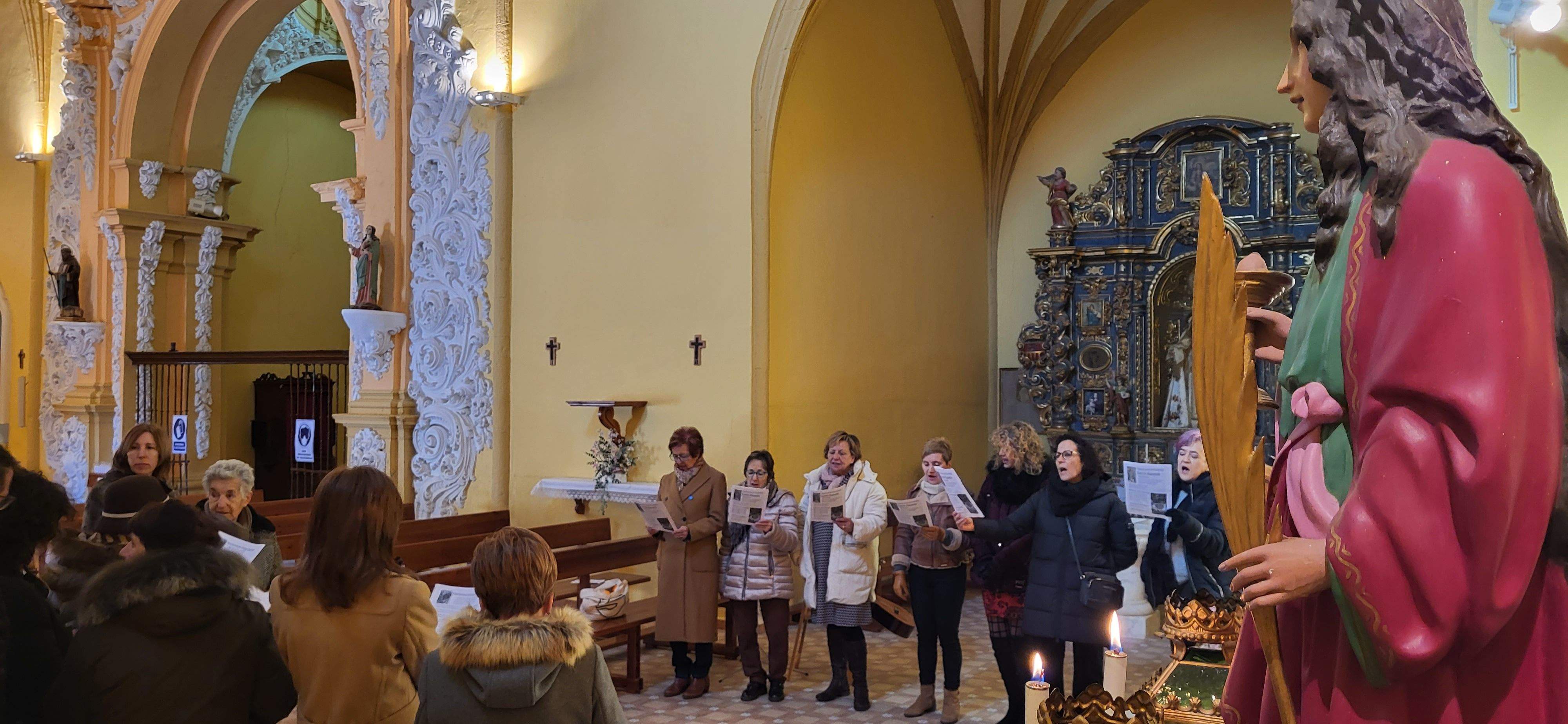 Imágenes de la fiesta de Santa Águeda en Huerto. Foto Mercedes Manterola