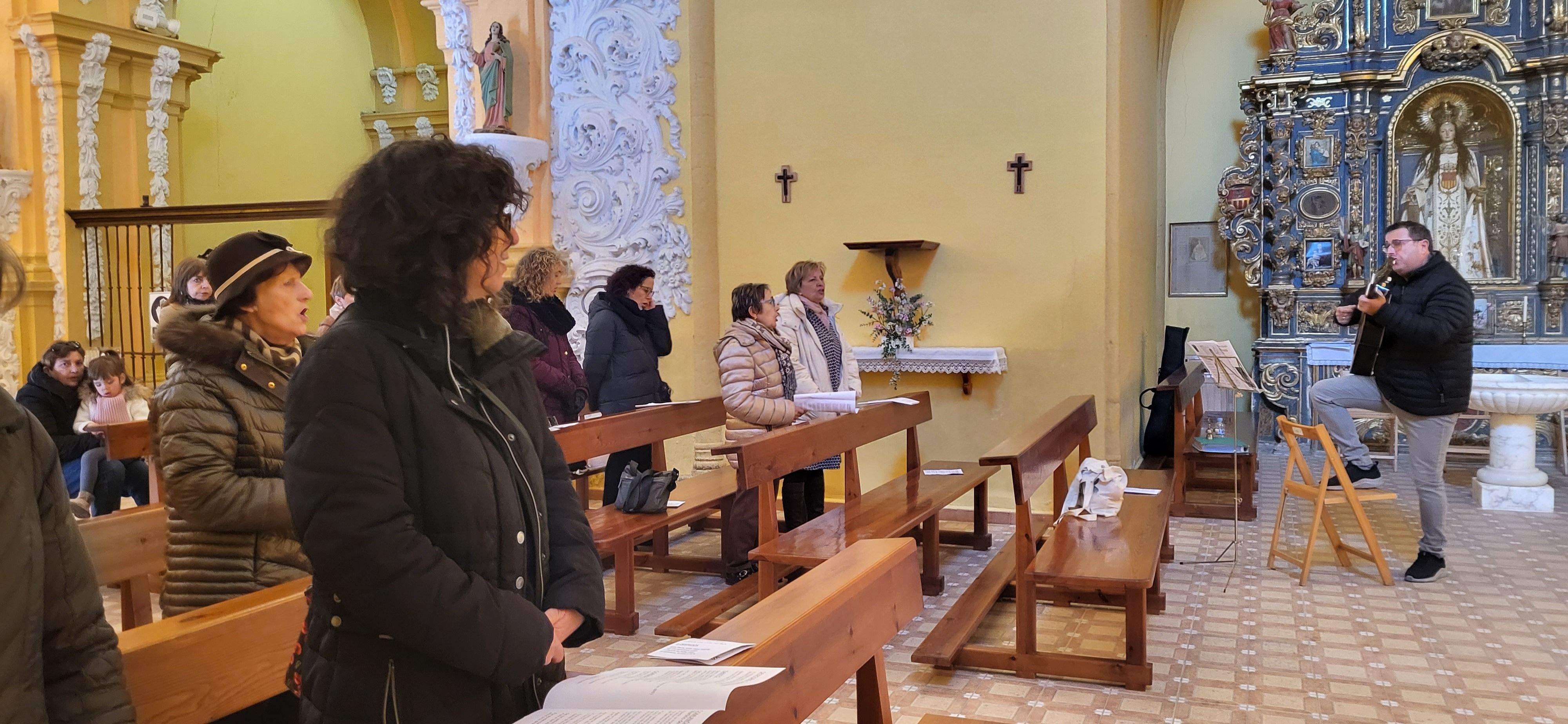 Imágenes de la fiesta de Santa Águeda en Huerto. Foto Mercedes Manterola