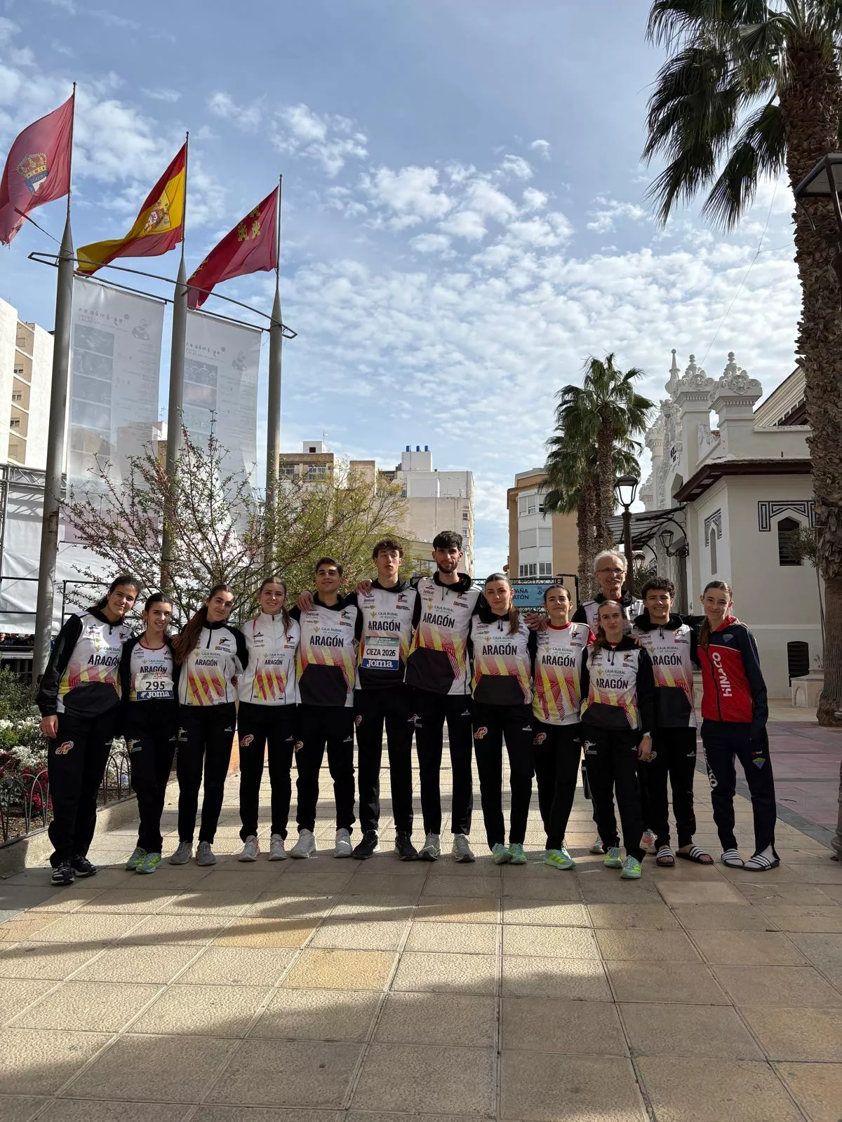 Los marchadores aragoneses en Cieza. Los marchadores aragoneses en Cieza.