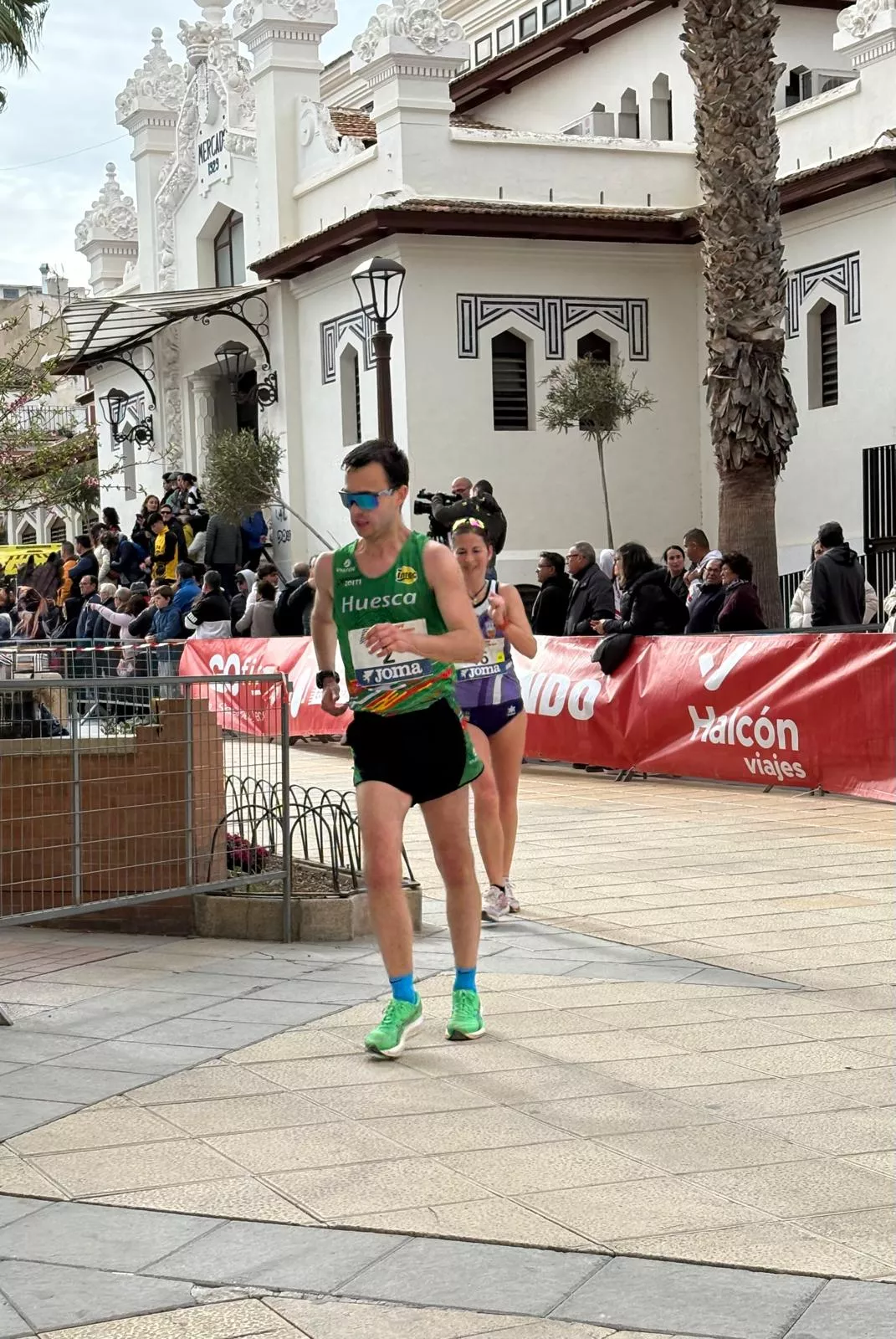 Dani de Lucas, en carrera. Dani de Lucas, en carrera.