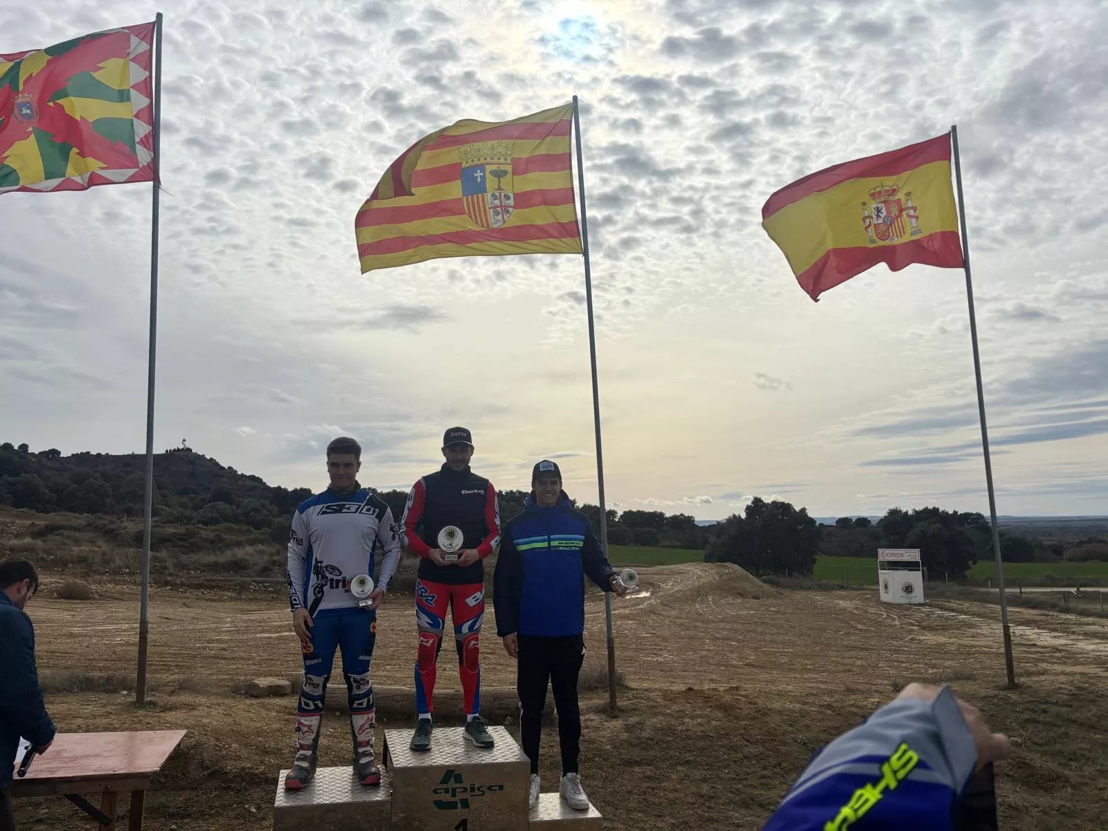 Podio del Trial San Vicente.