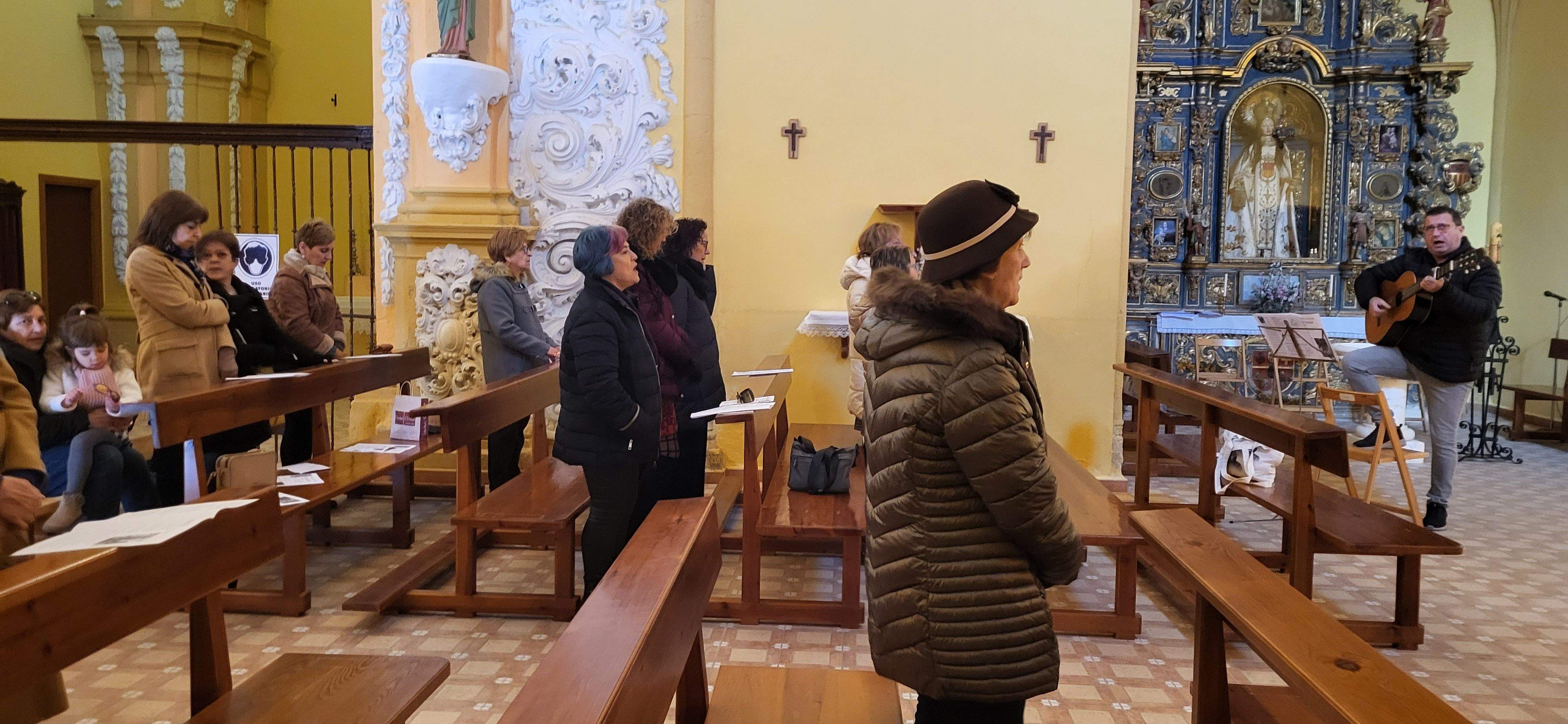Imágenes de la fiesta de Santa Águeda en Huerto. Foto Mercedes Manterola