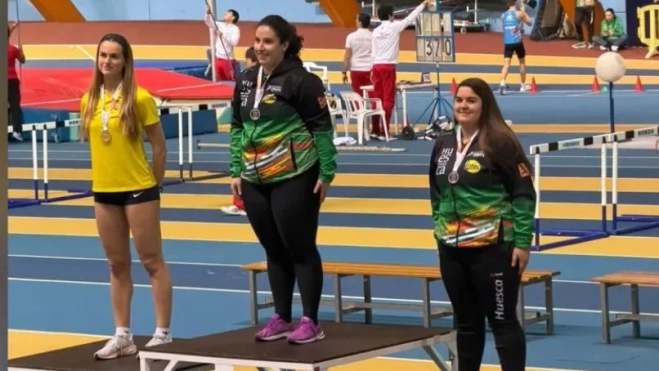 Podio de peso femenino Podio de peso femenino