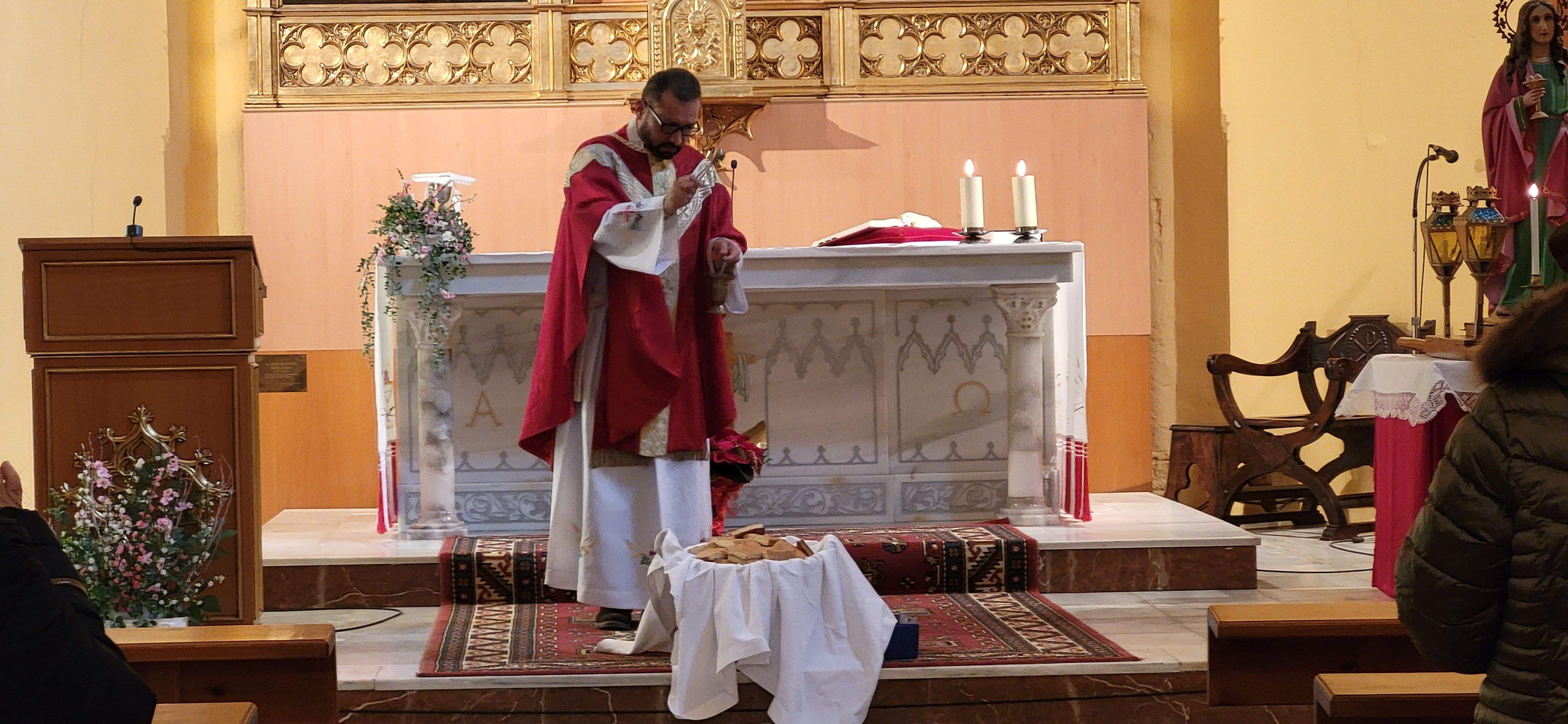 Imágenes de la fiesta de Santa Águeda en Huerto. Foto Mercedes Manterola