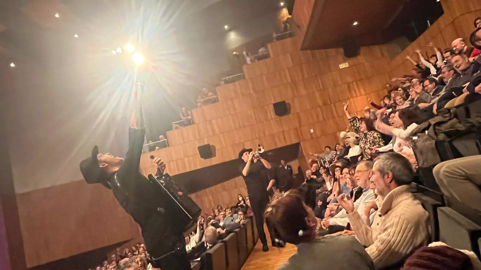 Concierto de Puro Relajo en Huesca. Foto Mercedes Manterola