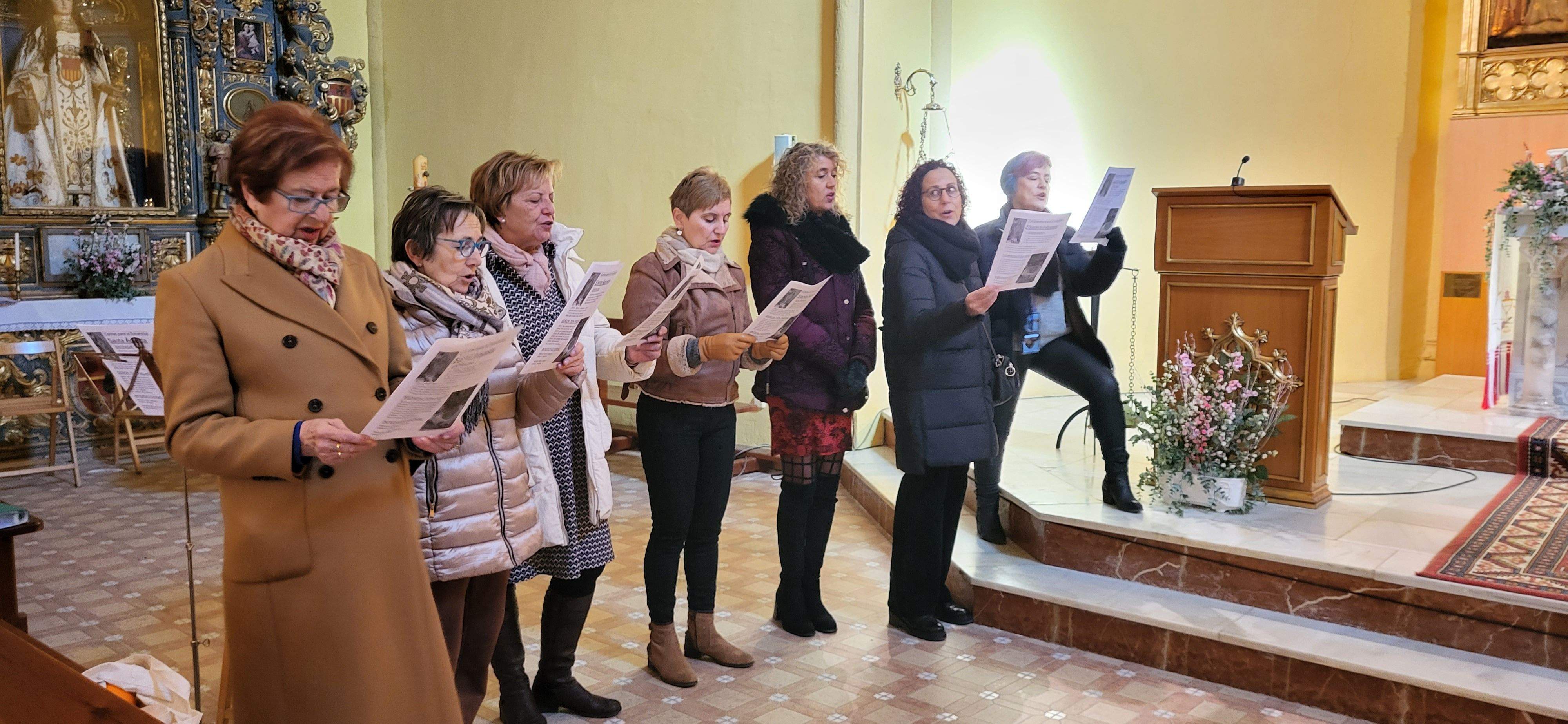 Imágenes de la fiesta de Santa Águeda en Huerto. Foto Mercedes Manterola