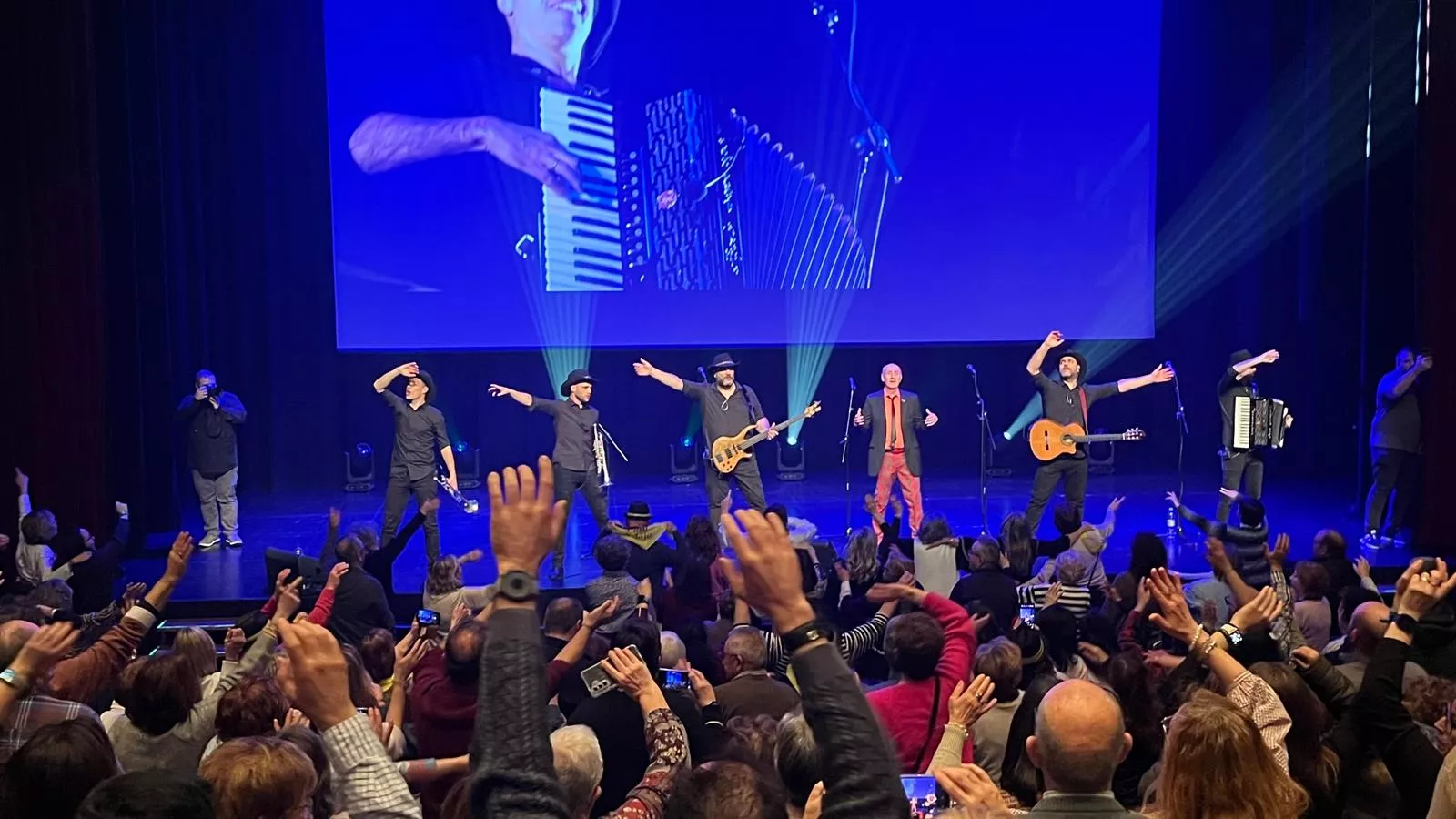 Concierto de Puro Relajo en el Palacio de Congresos de Huesca. Foto Mercedes Manterola