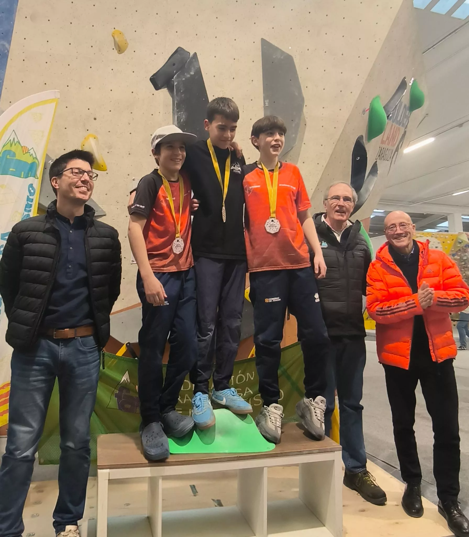 Podio sub15 masculino