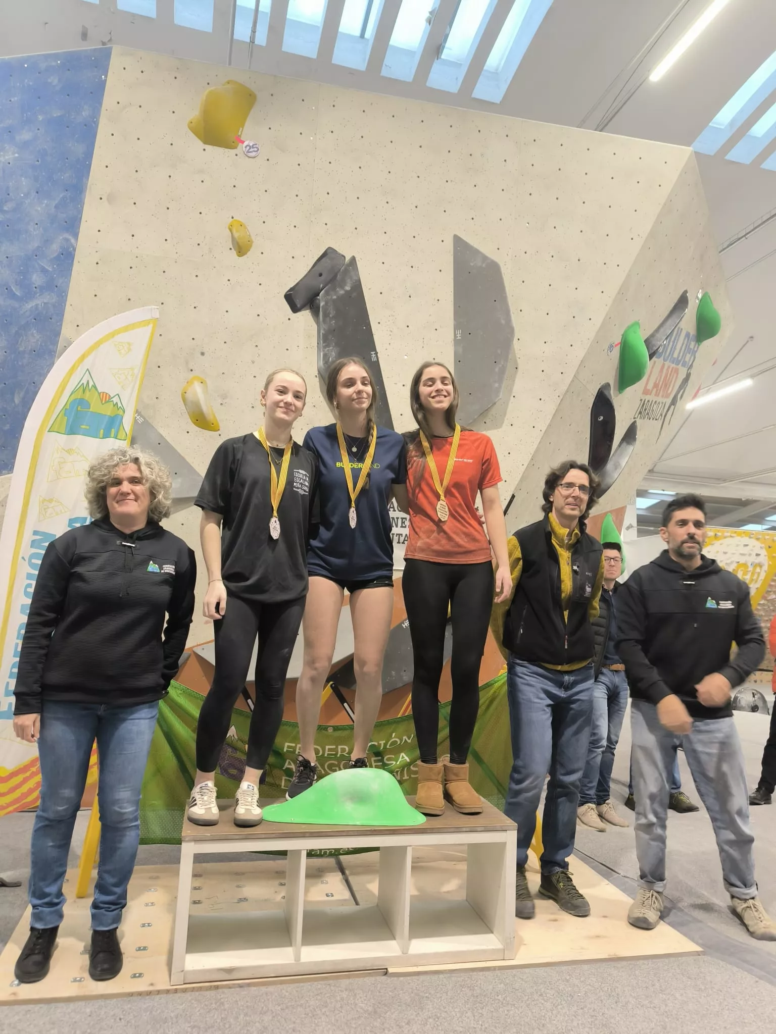 Podio sub19 femenino