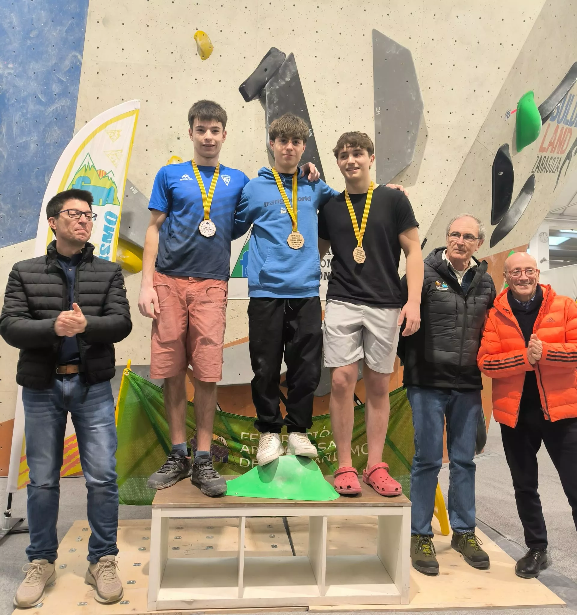 Podio sub19 masculino