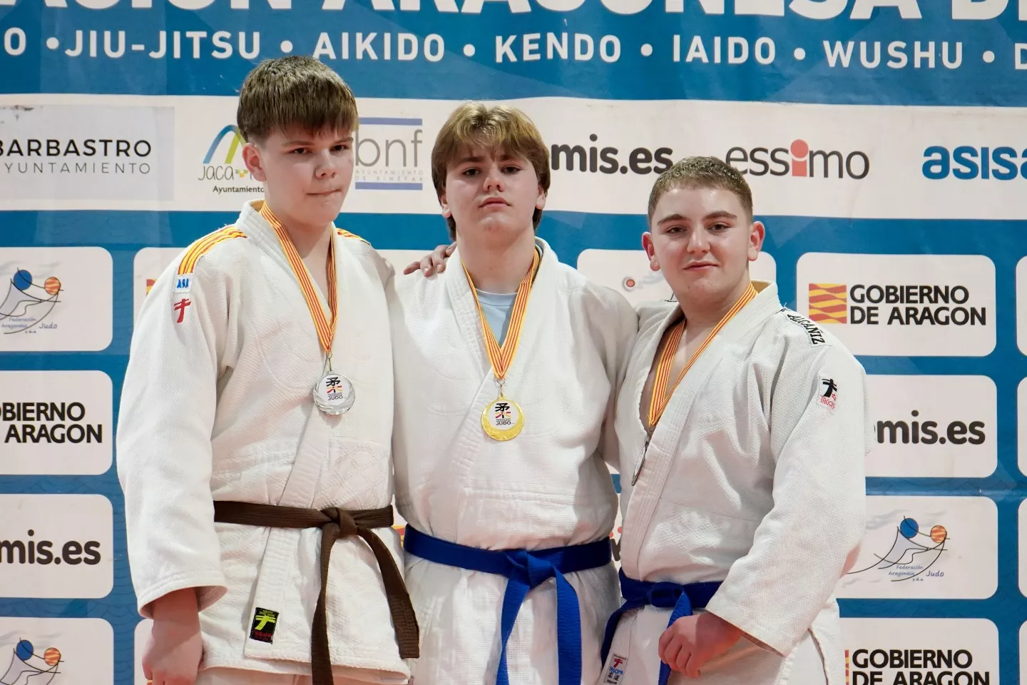 Podio Cadete Masculino. Foto FAJYDA