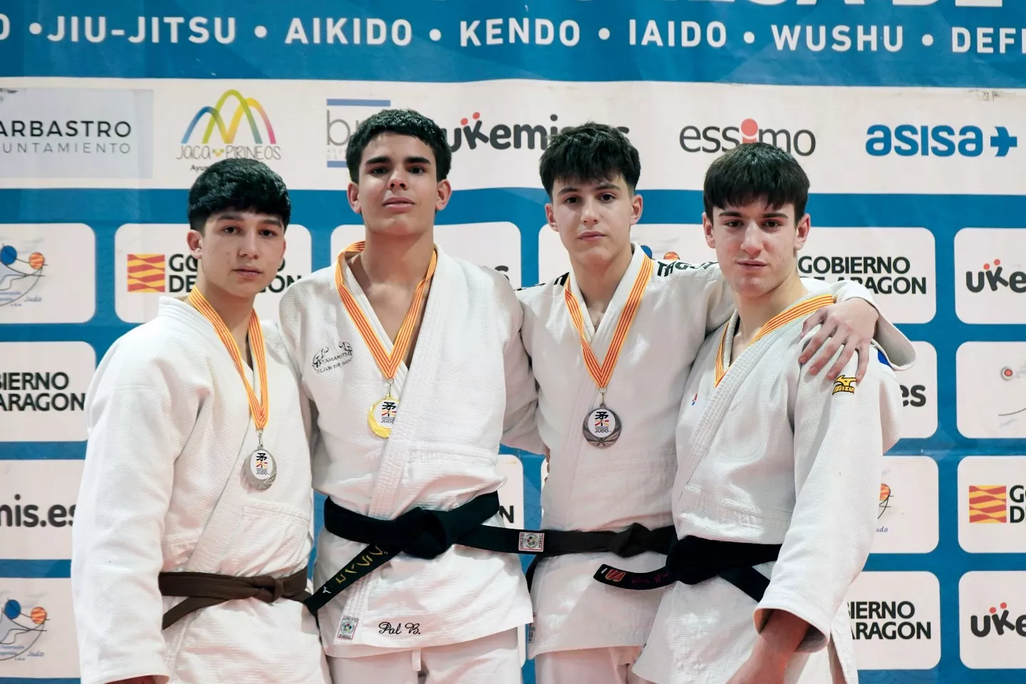 Podio Cadete Masculino. Foto FAJYDA