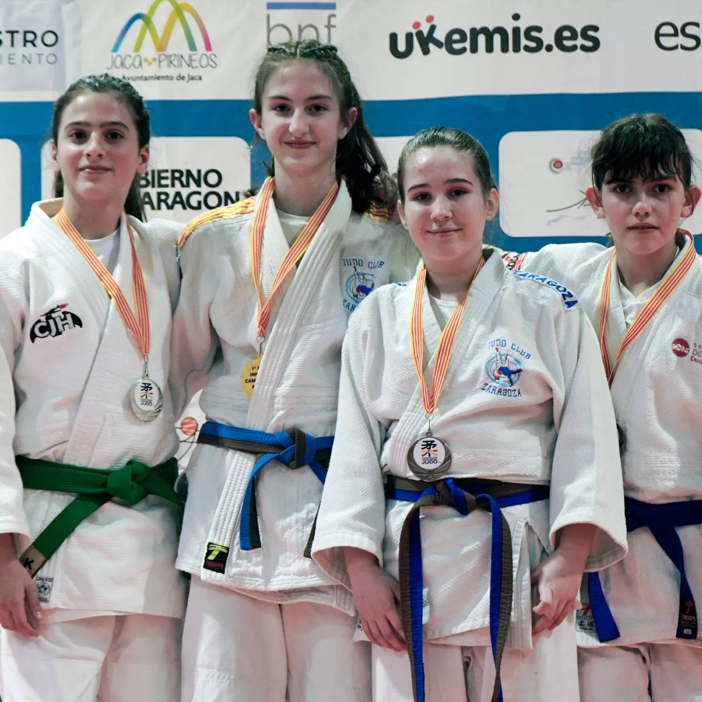 Podio Infantil Femenino. Foto FAJYDA