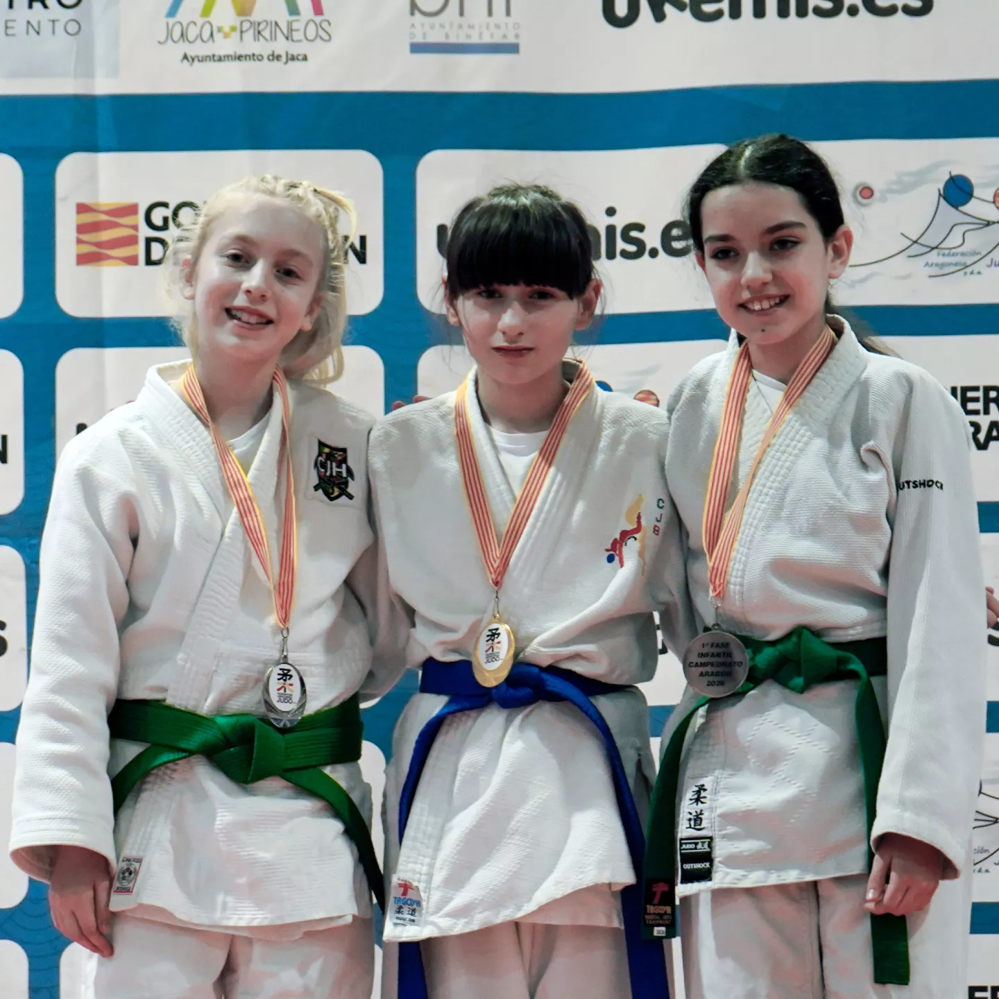 Podio Infantil Femenino. Foto FAJYDA