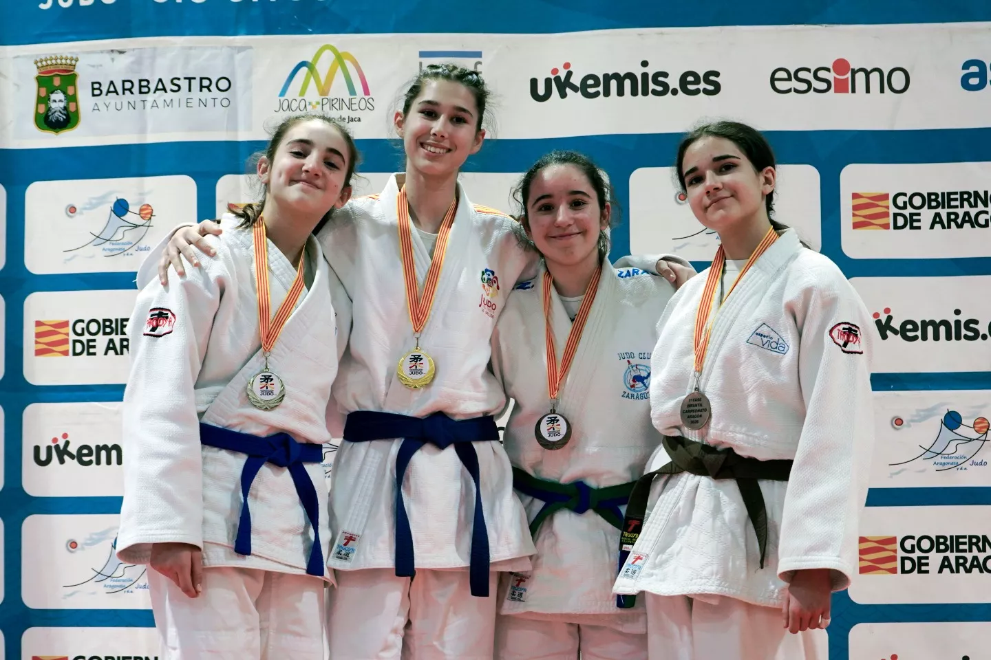 Podio Infantil Femenino. Foto FAJYDA 