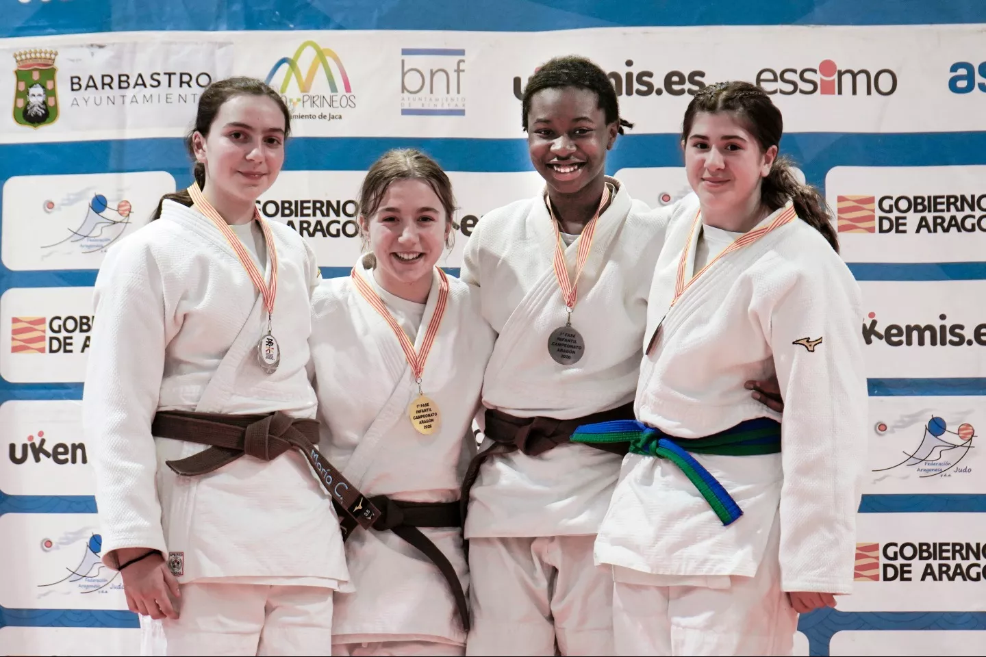 Podio Infantil Femenino. Foto FAJYDA 