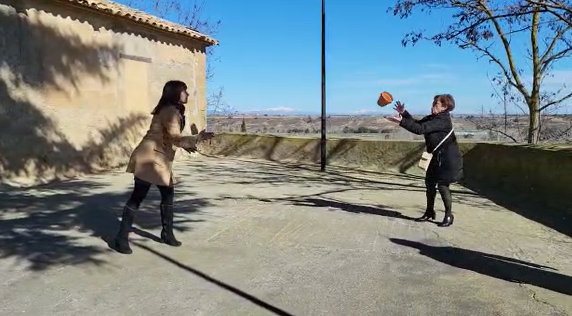 Imágenes de la fiesta de Santa Águeda en Huerto. Foto Mercedes Manterola