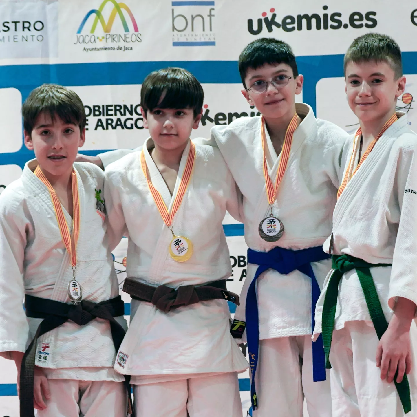 Podio Infantil Masculino. Foto FAJYDA