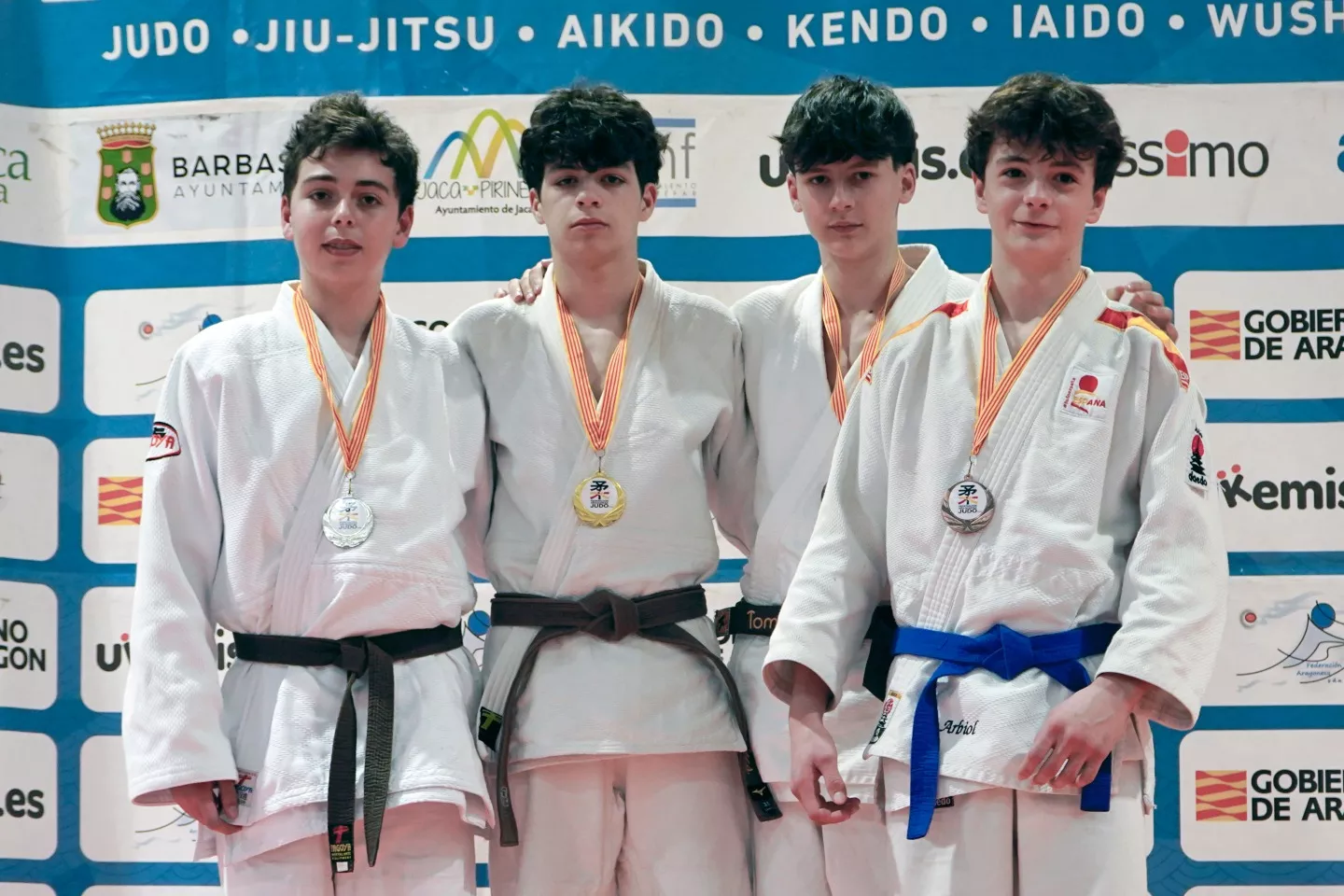 Podio Infantil Masculino. Foto FAJYDA